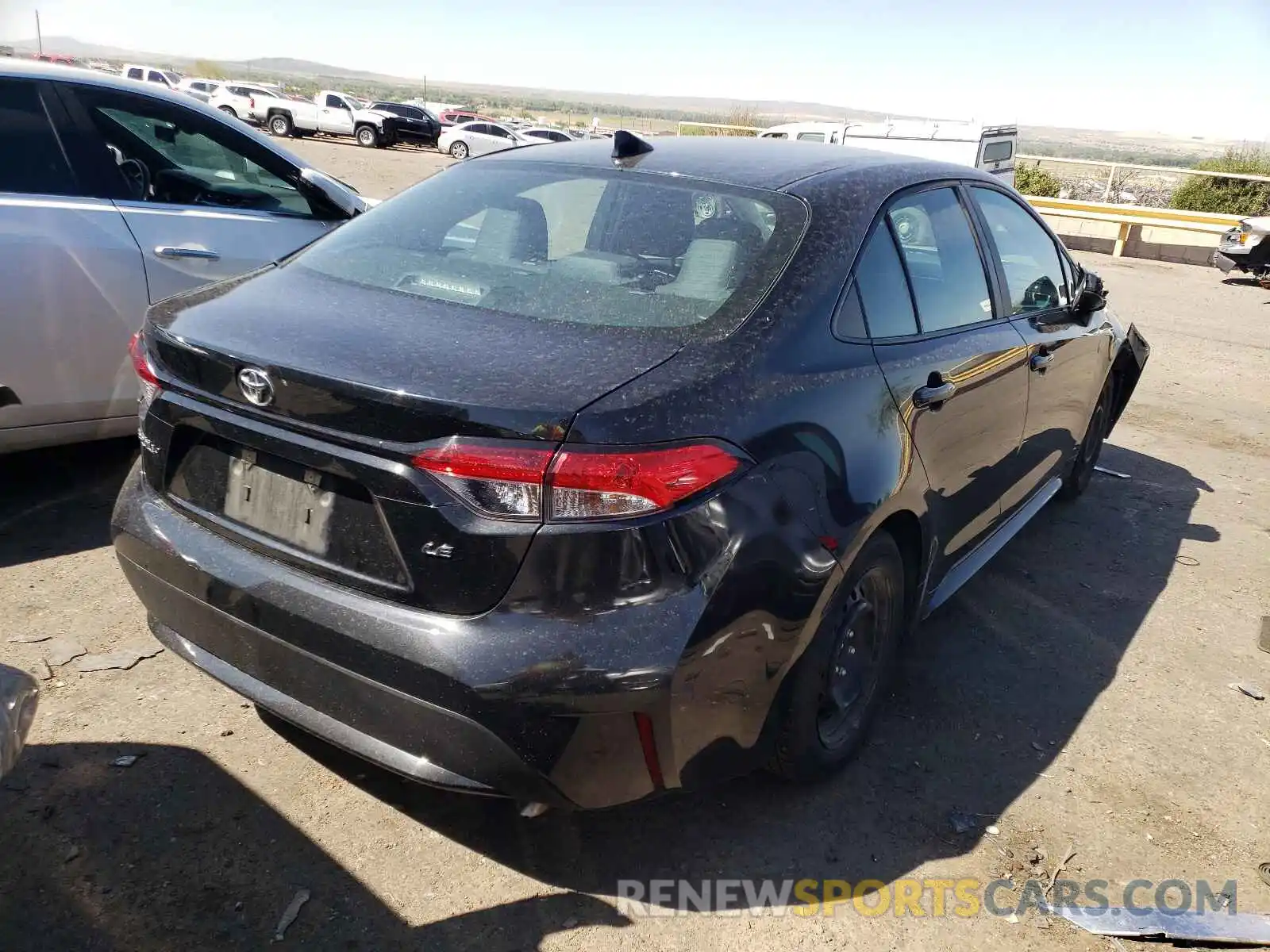 4 Photograph of a damaged car 5YFEPRAE3LP118893 TOYOTA COROLLA 2020