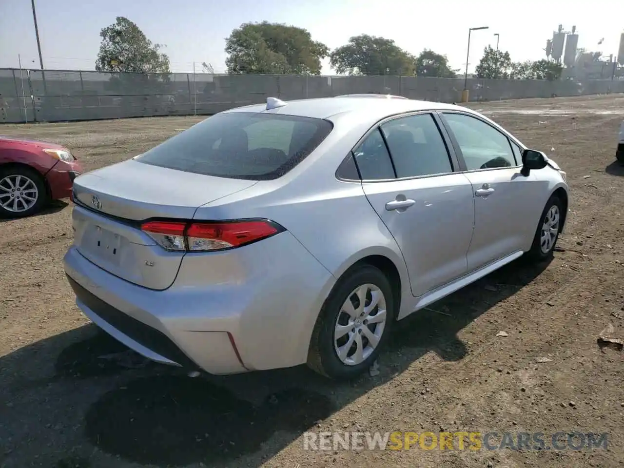 4 Photograph of a damaged car 5YFEPRAE3LP119056 TOYOTA COROLLA 2020