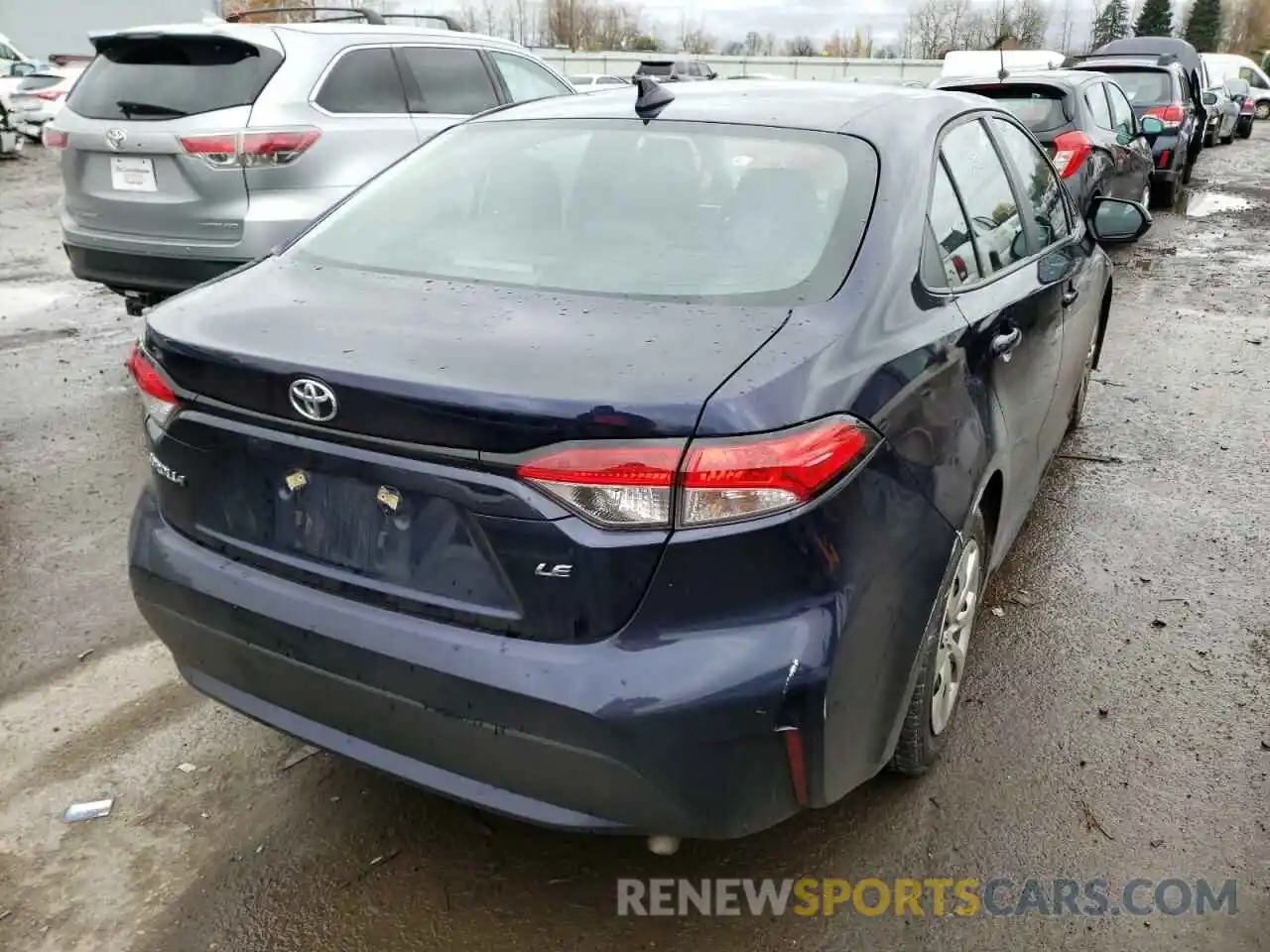 4 Photograph of a damaged car 5YFEPRAE3LP119252 TOYOTA COROLLA 2020