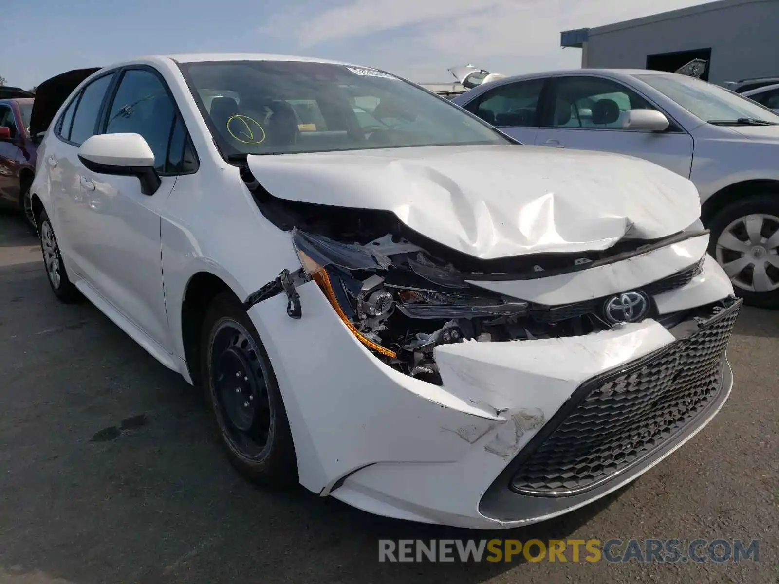 1 Photograph of a damaged car 5YFEPRAE3LP119705 TOYOTA COROLLA 2020