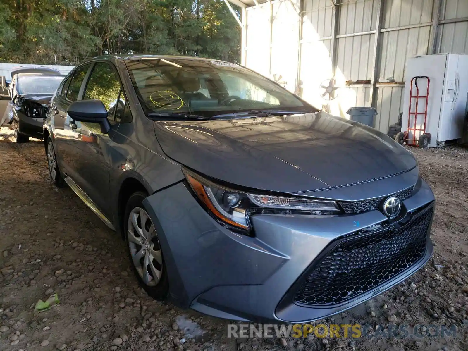 1 Photograph of a damaged car 5YFEPRAE3LP119820 TOYOTA COROLLA 2020