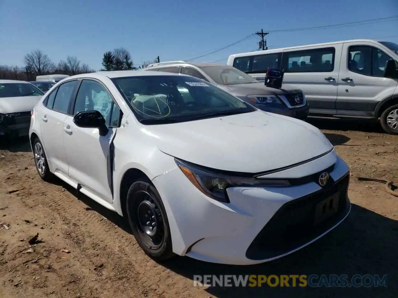 1 Photograph of a damaged car 5YFEPRAE3LP120269 TOYOTA COROLLA 2020