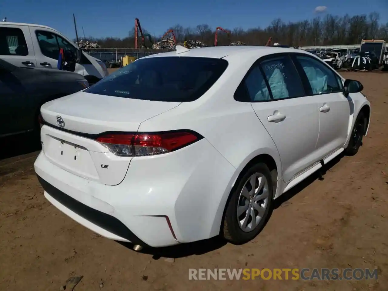 4 Photograph of a damaged car 5YFEPRAE3LP120269 TOYOTA COROLLA 2020