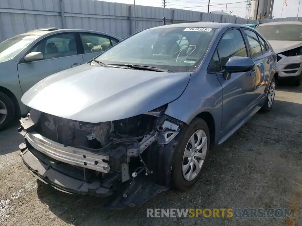 2 Photograph of a damaged car 5YFEPRAE3LP120448 TOYOTA COROLLA 2020