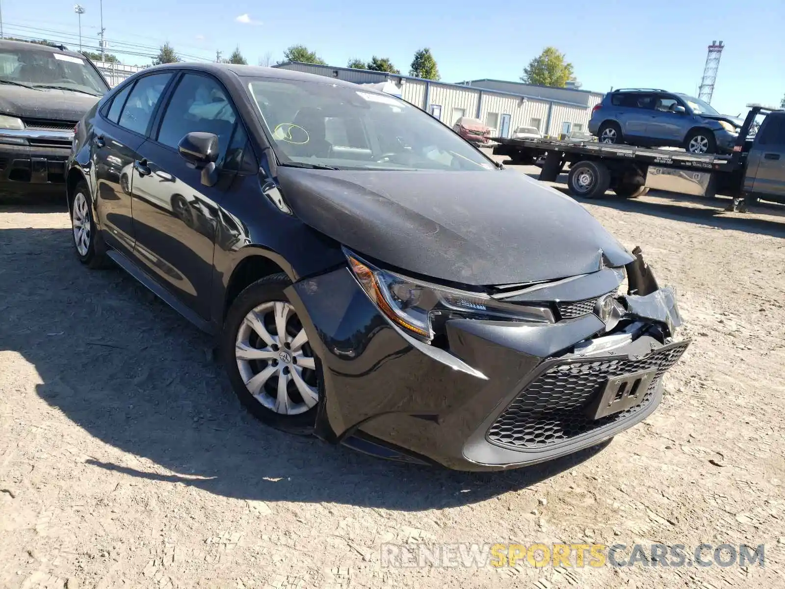 1 Photograph of a damaged car 5YFEPRAE3LP120661 TOYOTA COROLLA 2020