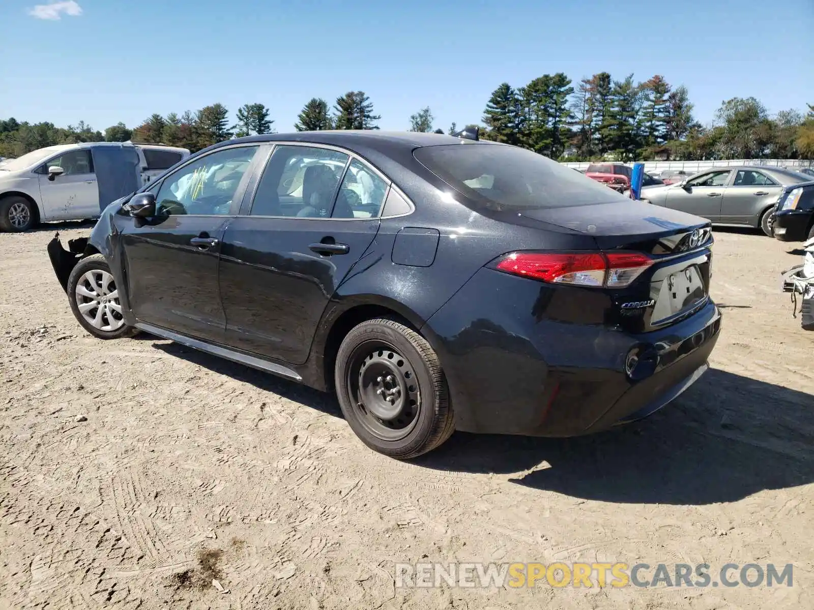 3 Photograph of a damaged car 5YFEPRAE3LP120661 TOYOTA COROLLA 2020