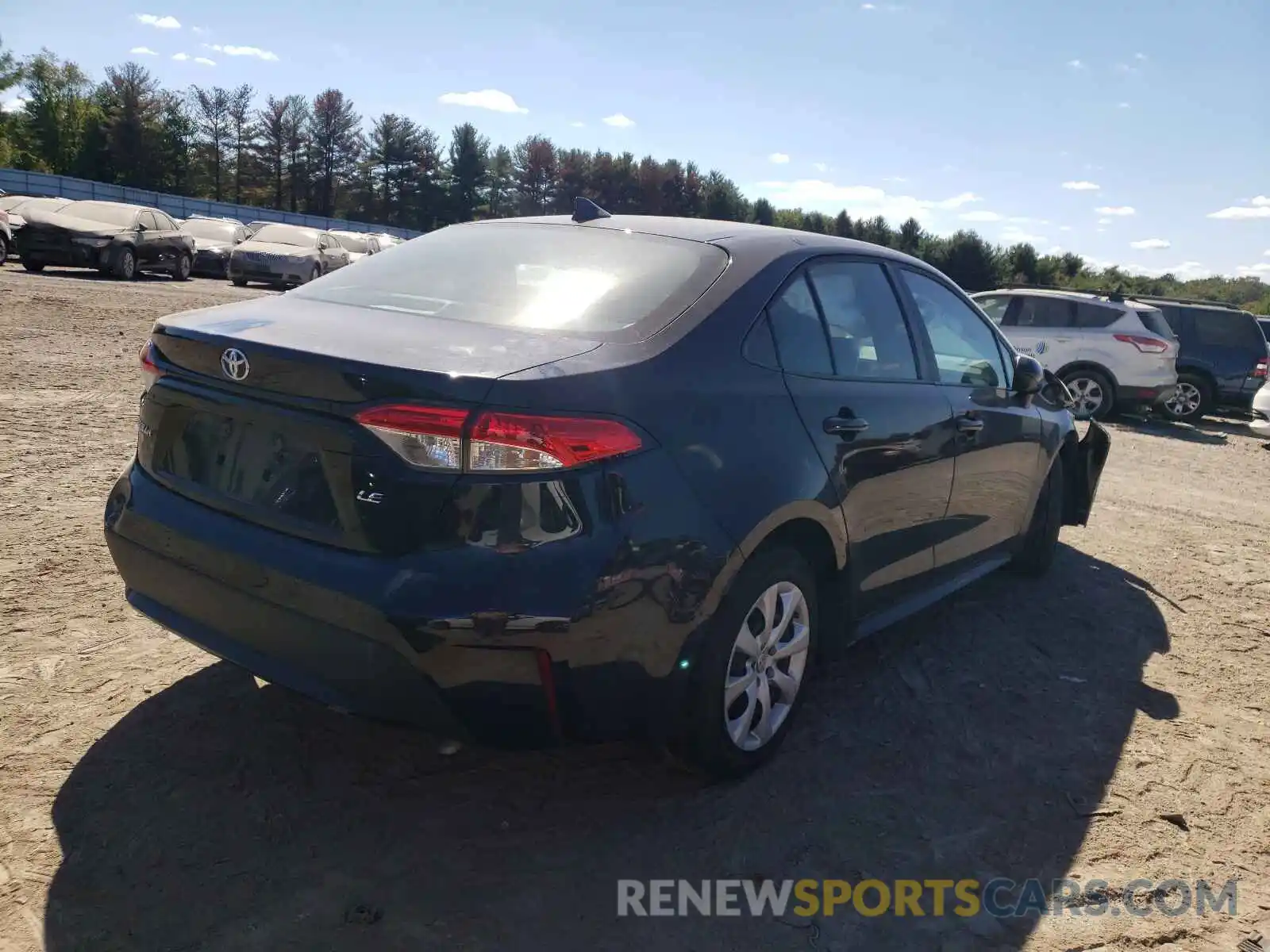 4 Photograph of a damaged car 5YFEPRAE3LP120661 TOYOTA COROLLA 2020