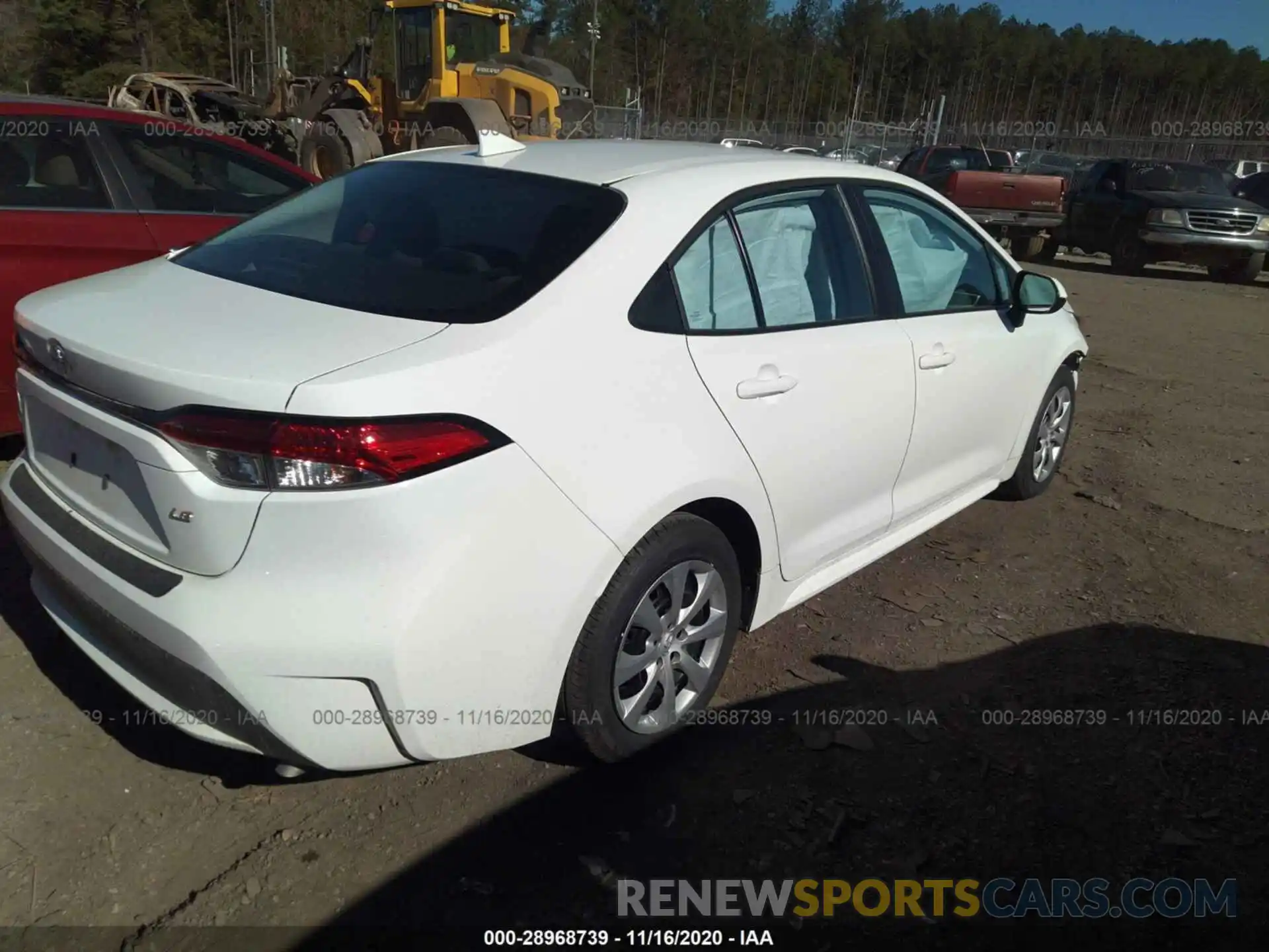 4 Photograph of a damaged car 5YFEPRAE3LP121325 TOYOTA COROLLA 2020