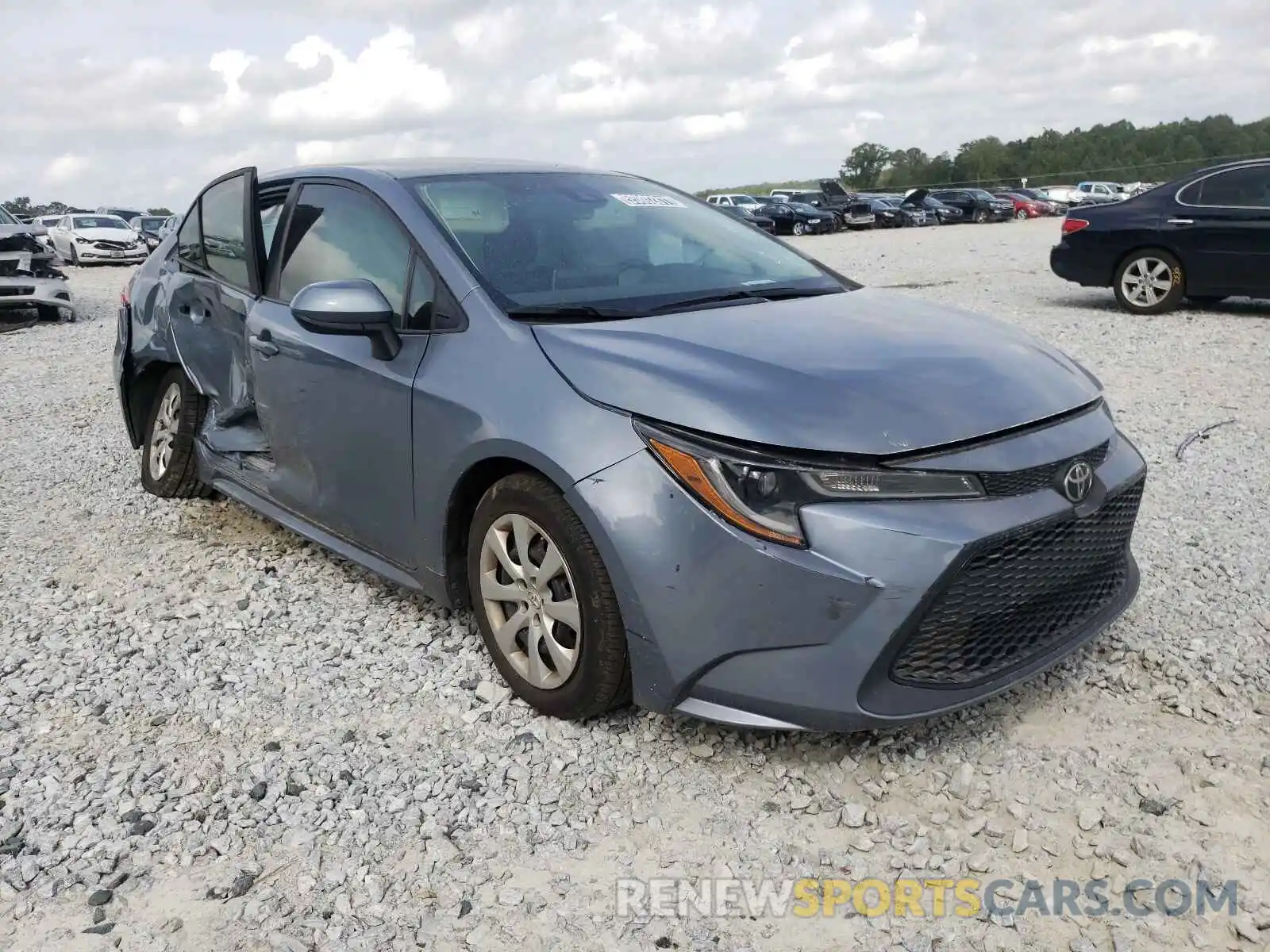 1 Photograph of a damaged car 5YFEPRAE3LP121972 TOYOTA COROLLA 2020