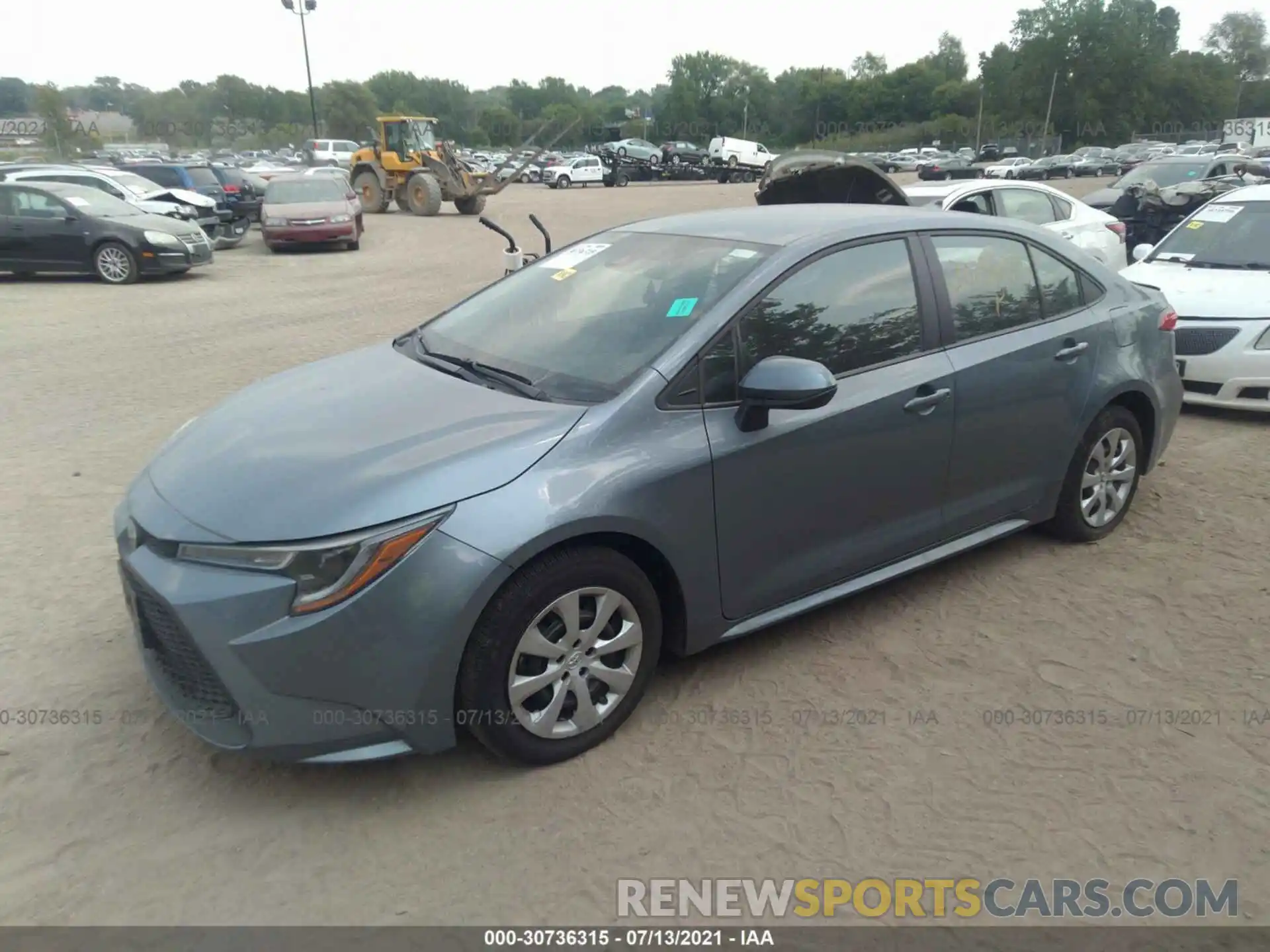 2 Photograph of a damaged car 5YFEPRAE3LP122264 TOYOTA COROLLA 2020