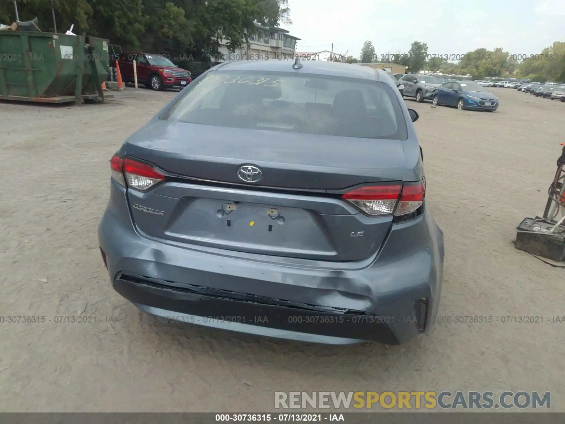 6 Photograph of a damaged car 5YFEPRAE3LP122264 TOYOTA COROLLA 2020