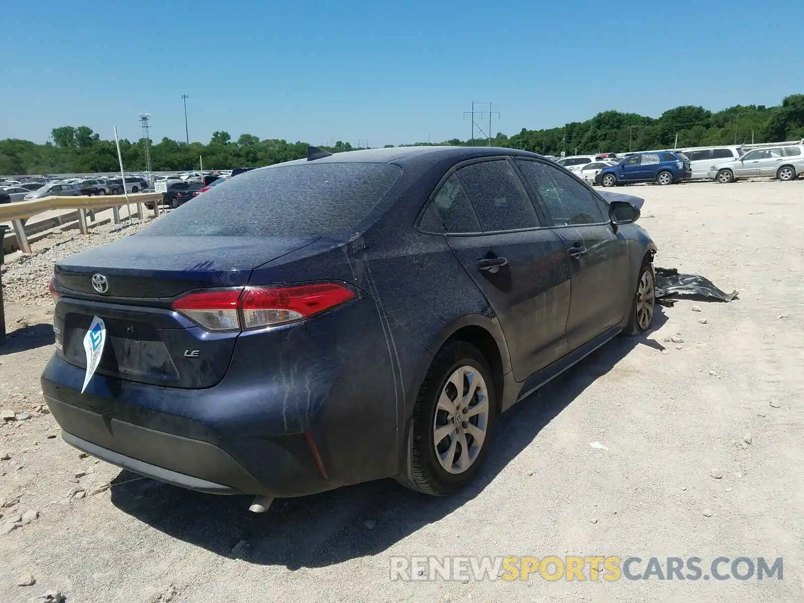 4 Photograph of a damaged car 5YFEPRAE3LP122815 TOYOTA COROLLA 2020