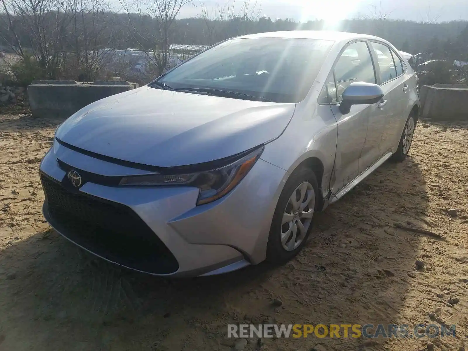 2 Photograph of a damaged car 5YFEPRAE3LP124144 TOYOTA COROLLA 2020