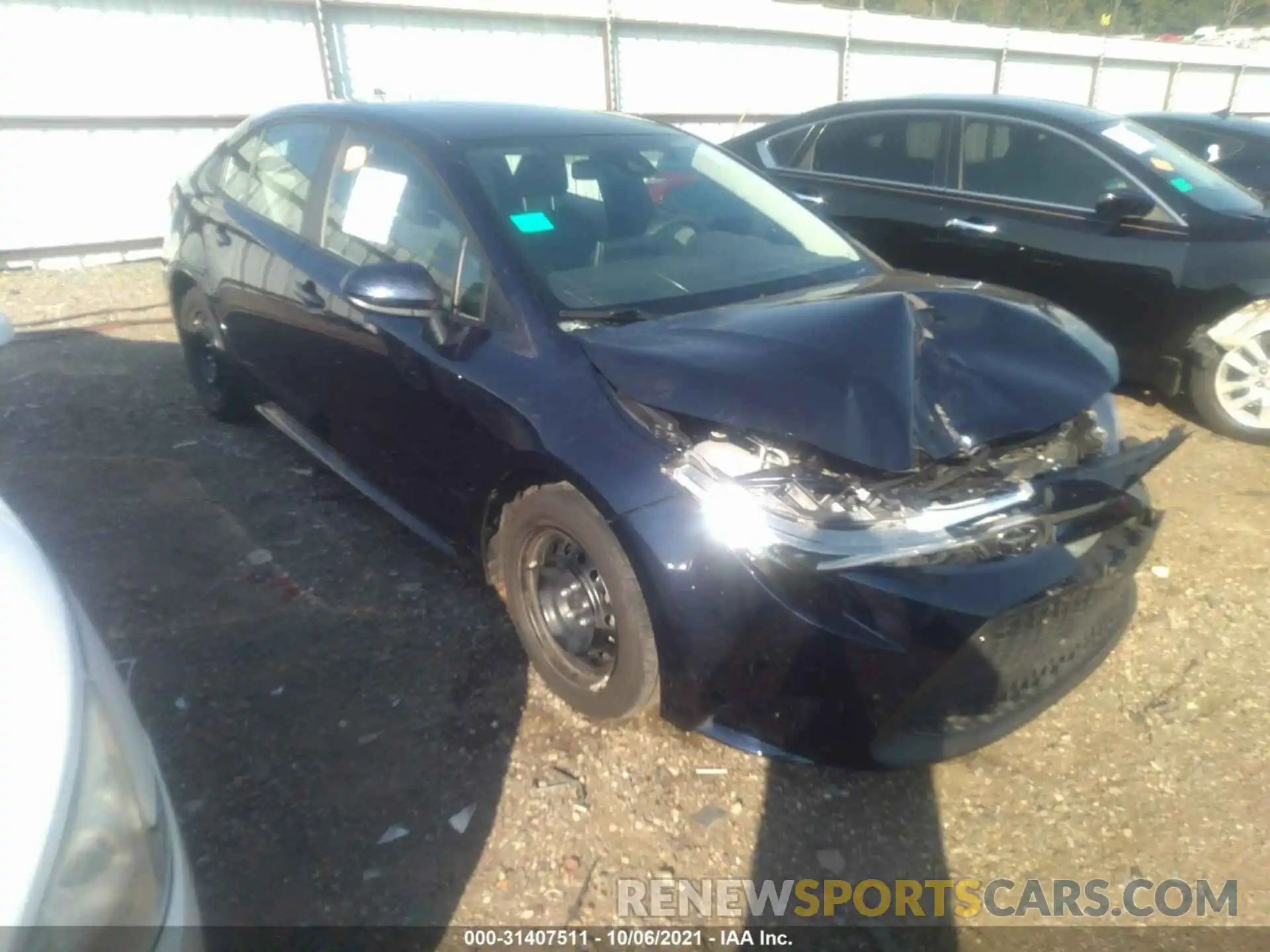 1 Photograph of a damaged car 5YFEPRAE3LP124483 TOYOTA COROLLA 2020