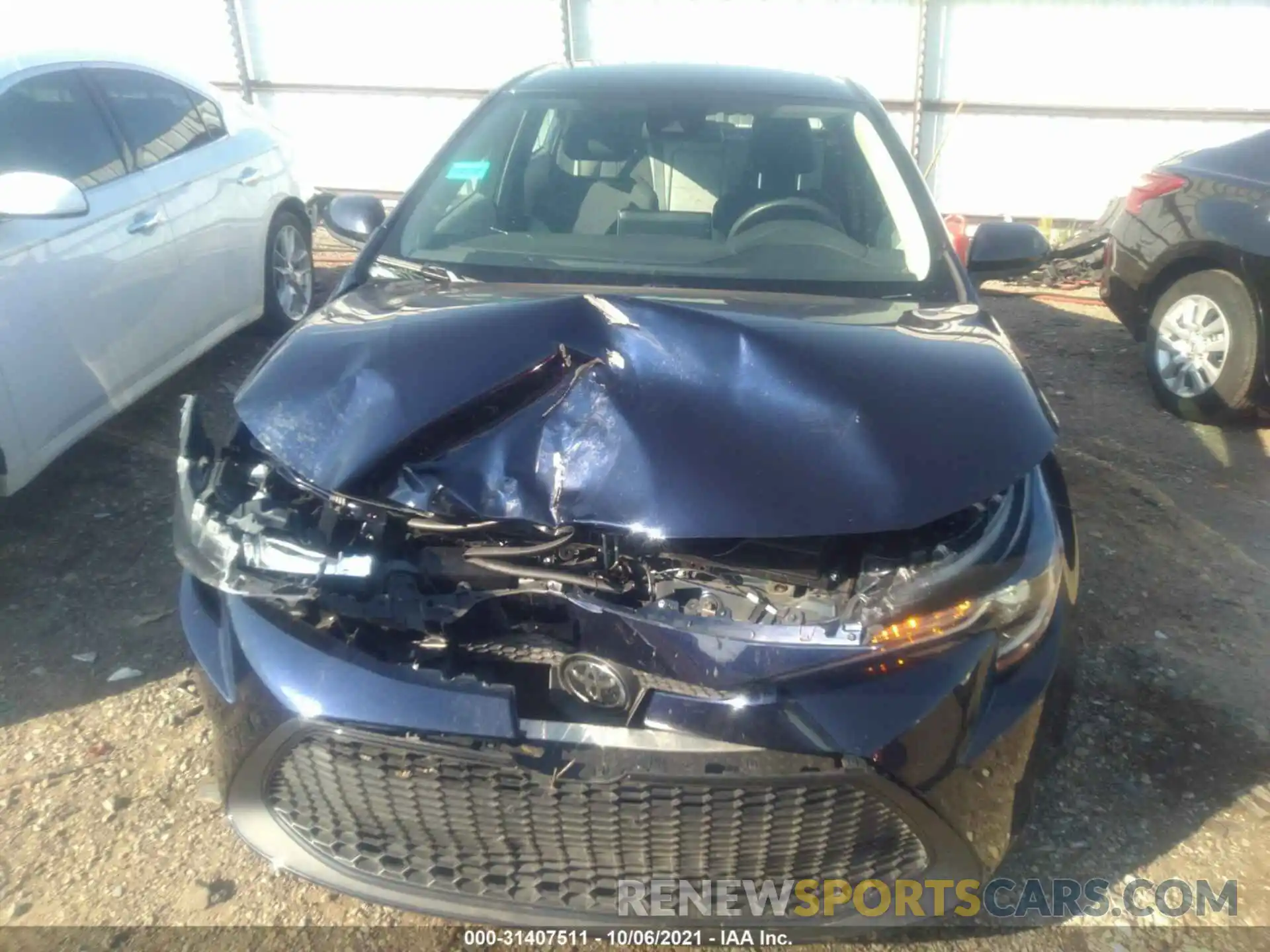 10 Photograph of a damaged car 5YFEPRAE3LP124483 TOYOTA COROLLA 2020