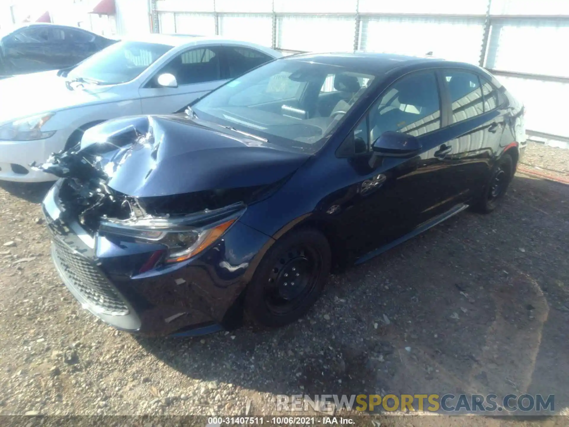 2 Photograph of a damaged car 5YFEPRAE3LP124483 TOYOTA COROLLA 2020