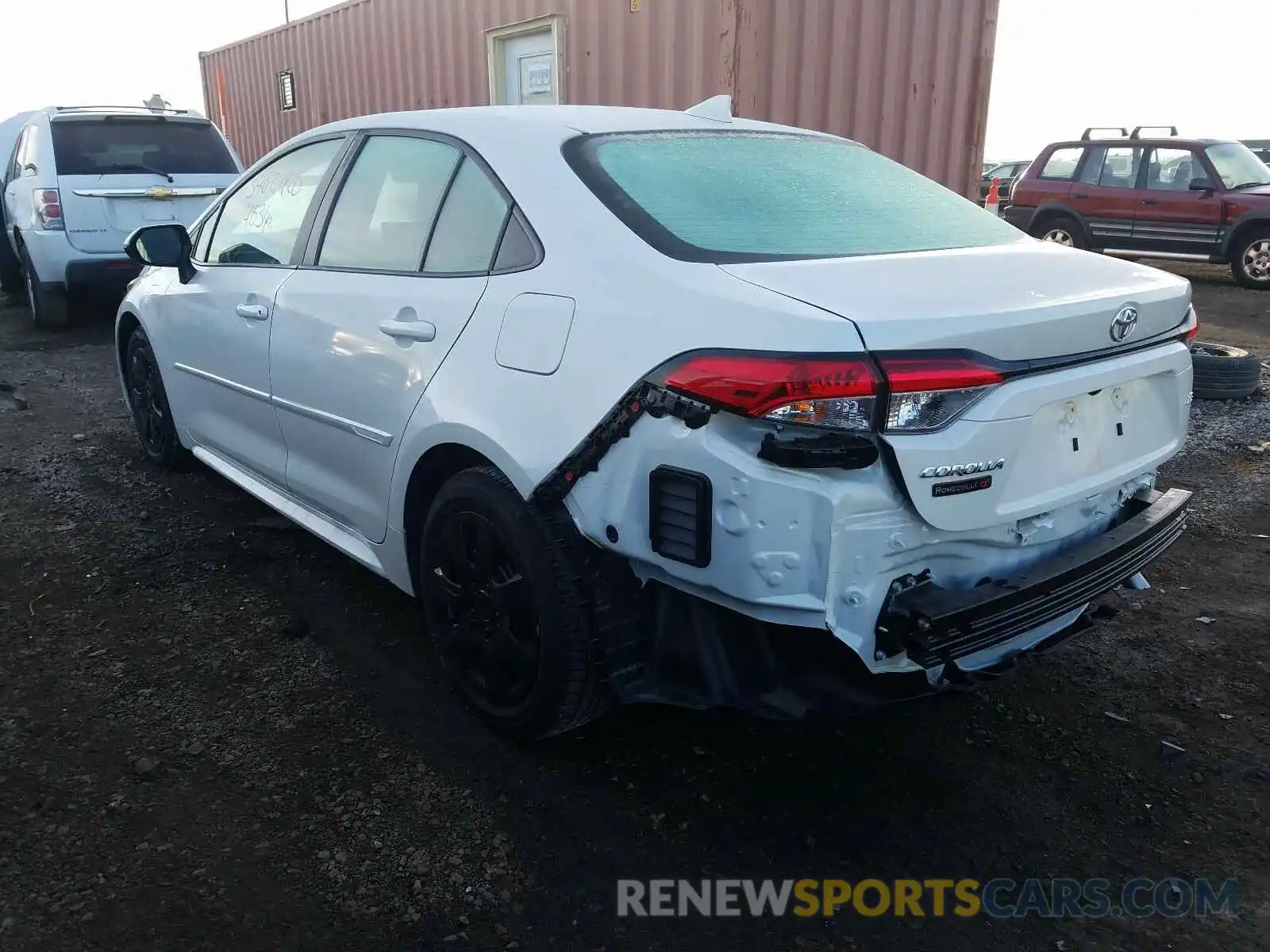 3 Photograph of a damaged car 5YFEPRAE3LP125245 TOYOTA COROLLA 2020