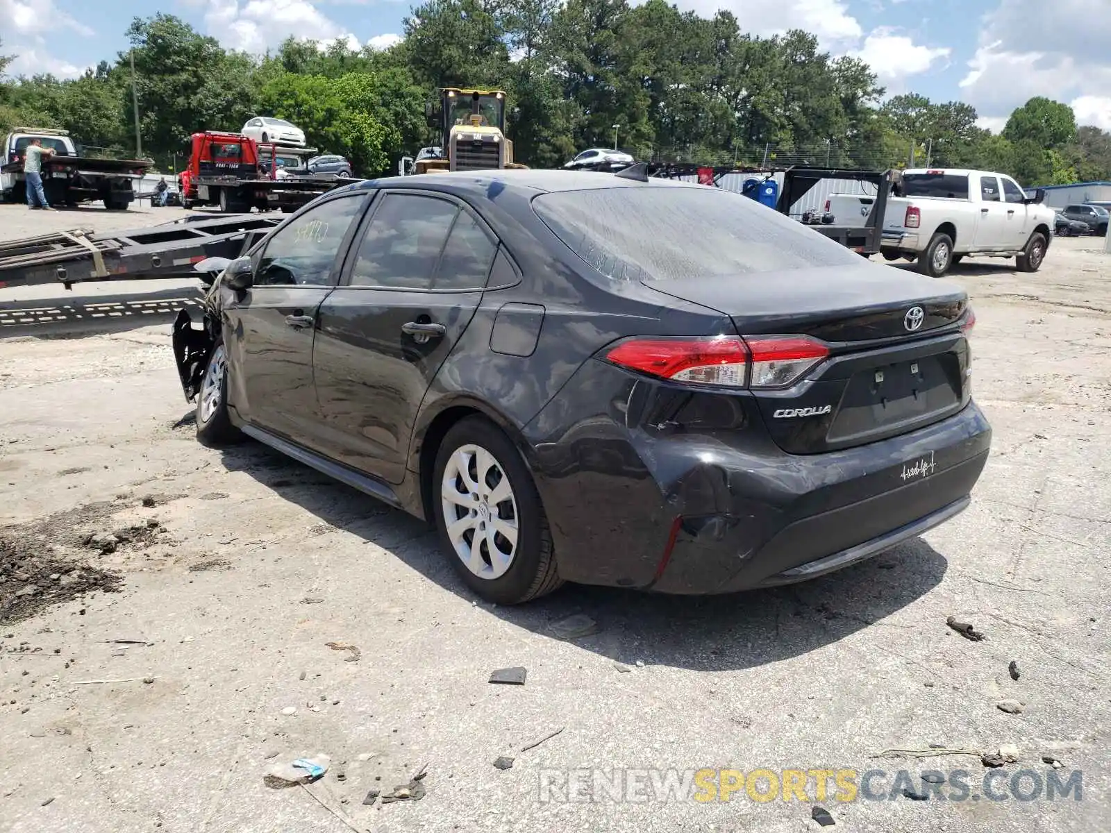 3 Photograph of a damaged car 5YFEPRAE3LP129781 TOYOTA COROLLA 2020