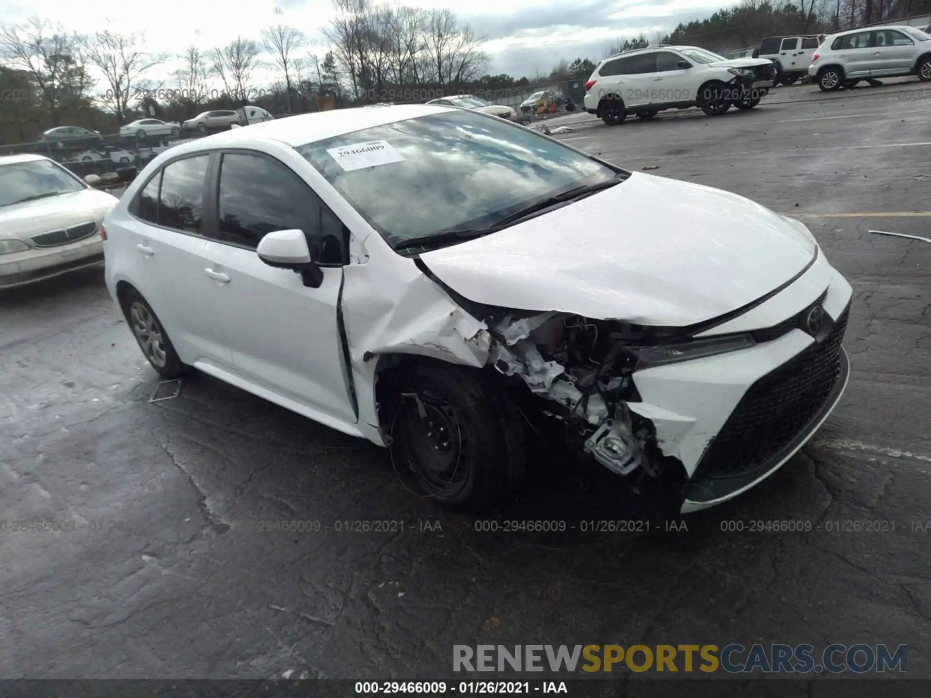 1 Photograph of a damaged car 5YFEPRAE3LP130929 TOYOTA COROLLA 2020