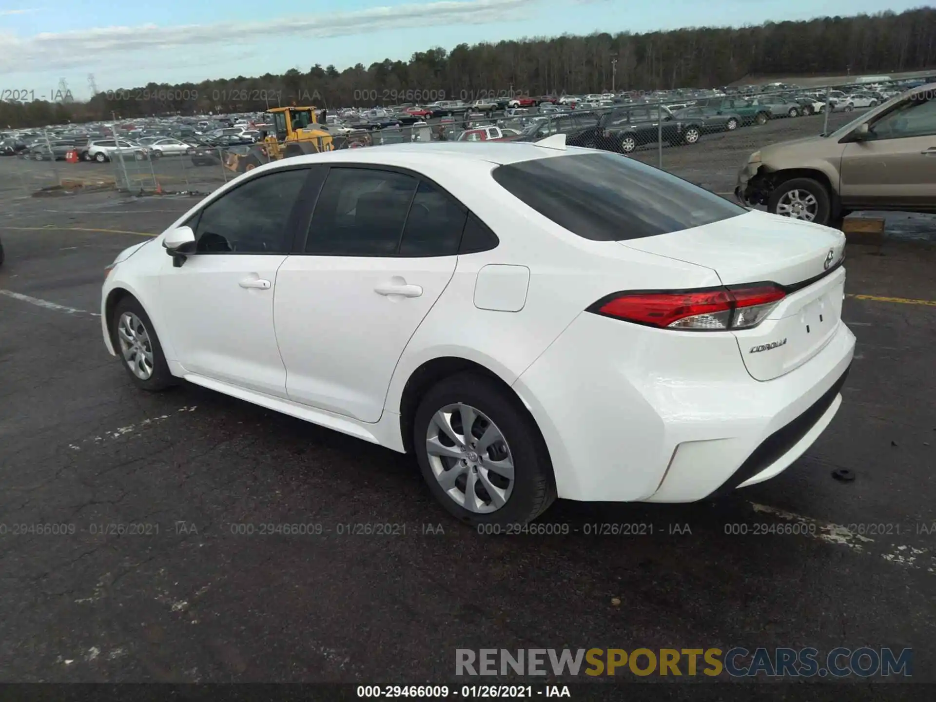 3 Photograph of a damaged car 5YFEPRAE3LP130929 TOYOTA COROLLA 2020