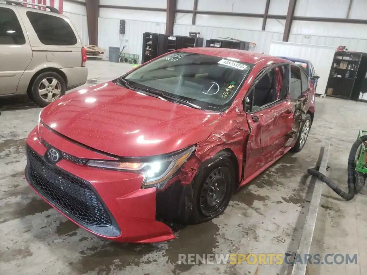 2 Photograph of a damaged car 5YFEPRAE3LP130980 TOYOTA COROLLA 2020