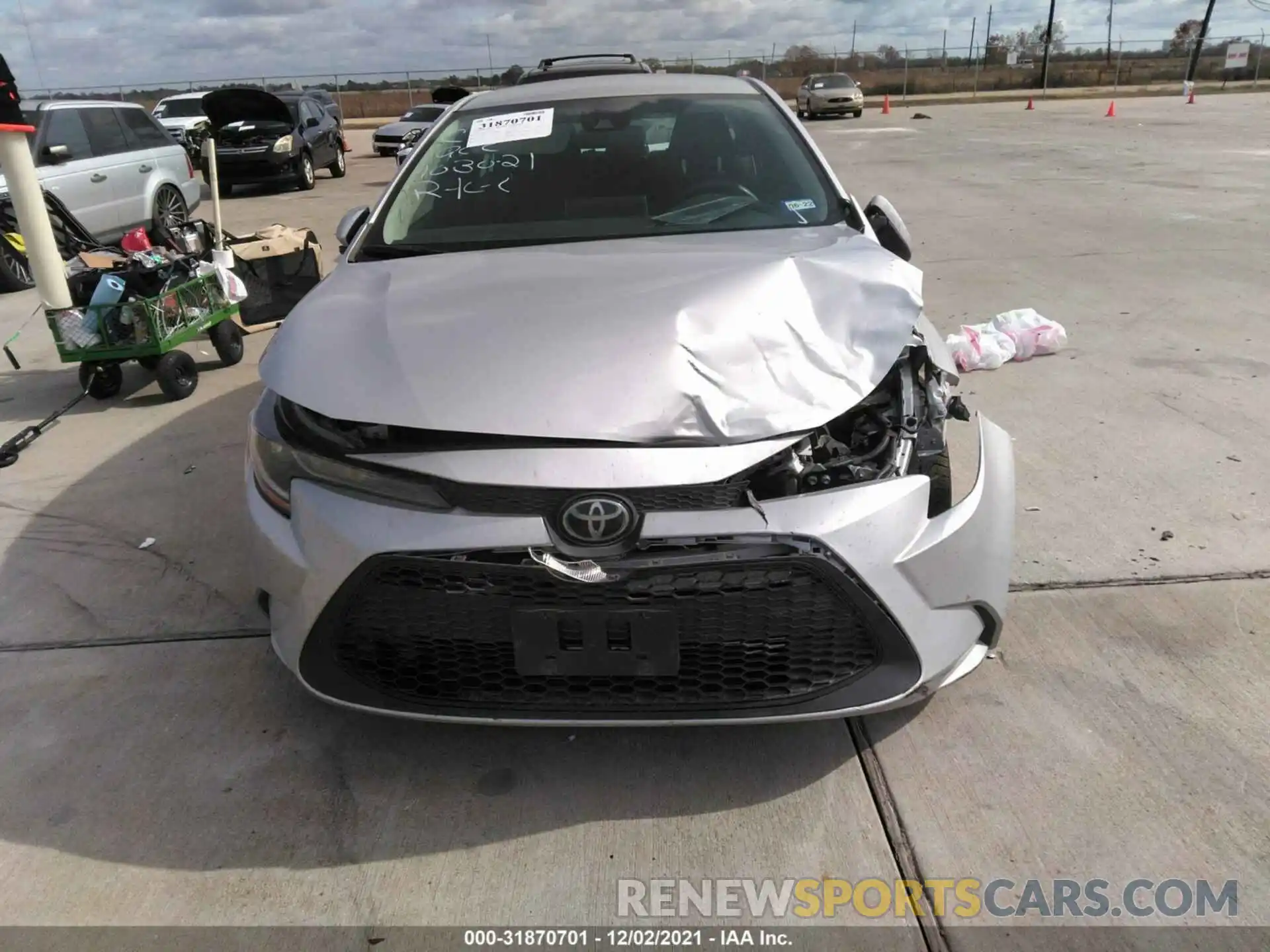 6 Photograph of a damaged car 5YFEPRAE3LP132311 TOYOTA COROLLA 2020