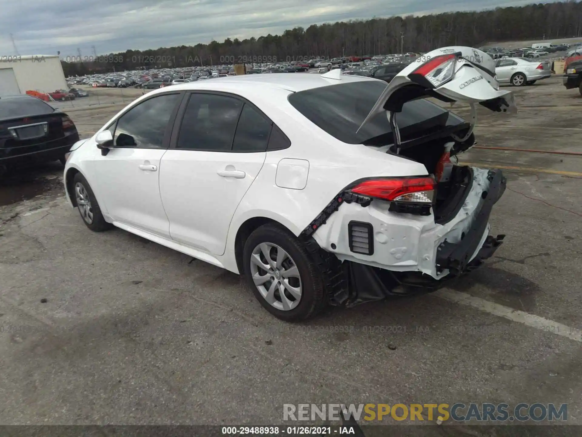 3 Photograph of a damaged car 5YFEPRAE3LP132664 TOYOTA COROLLA 2020