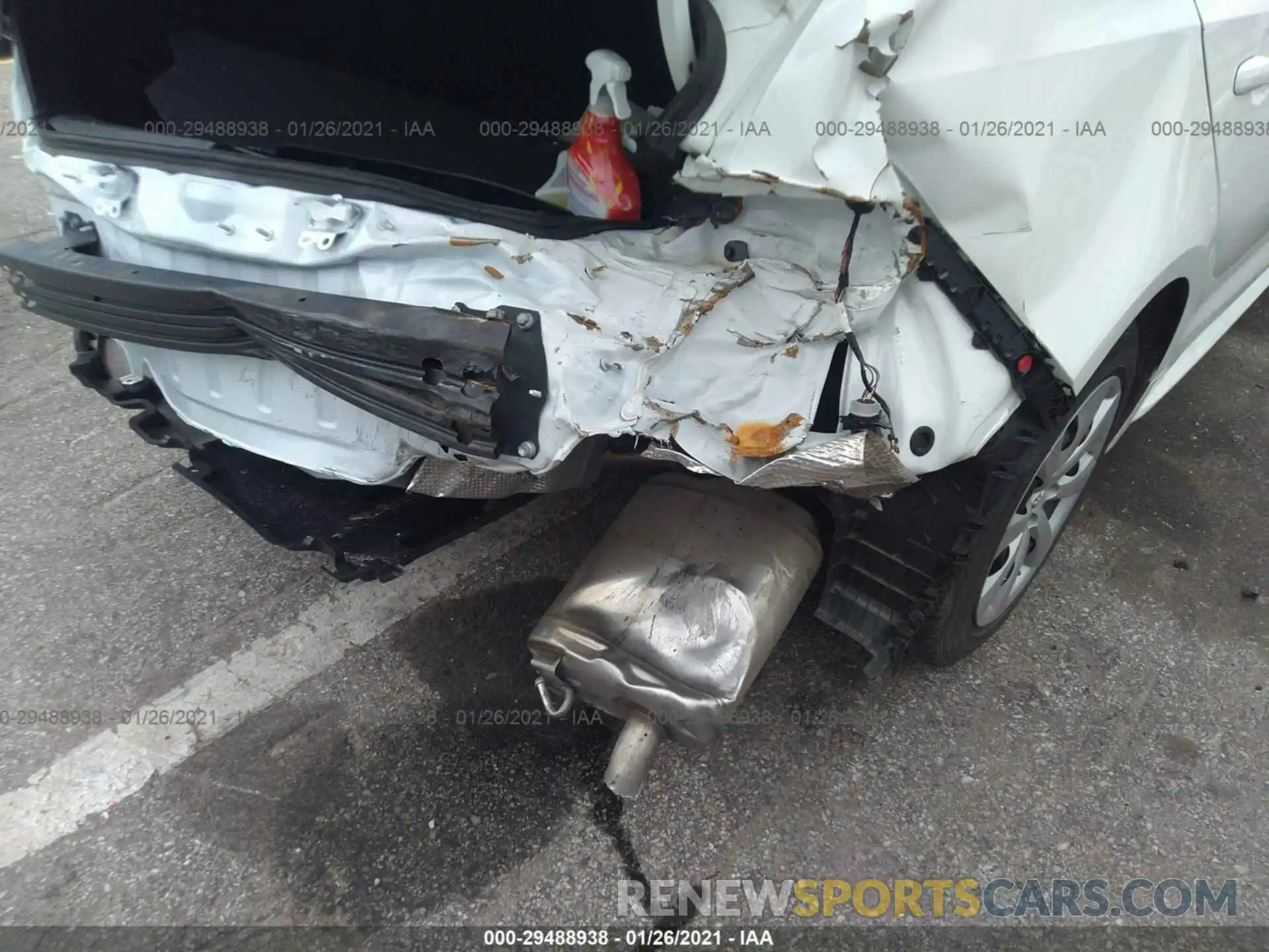 6 Фотография поврежденного автомобиля 5YFEPRAE3LP132664 TOYOTA COROLLA 2020