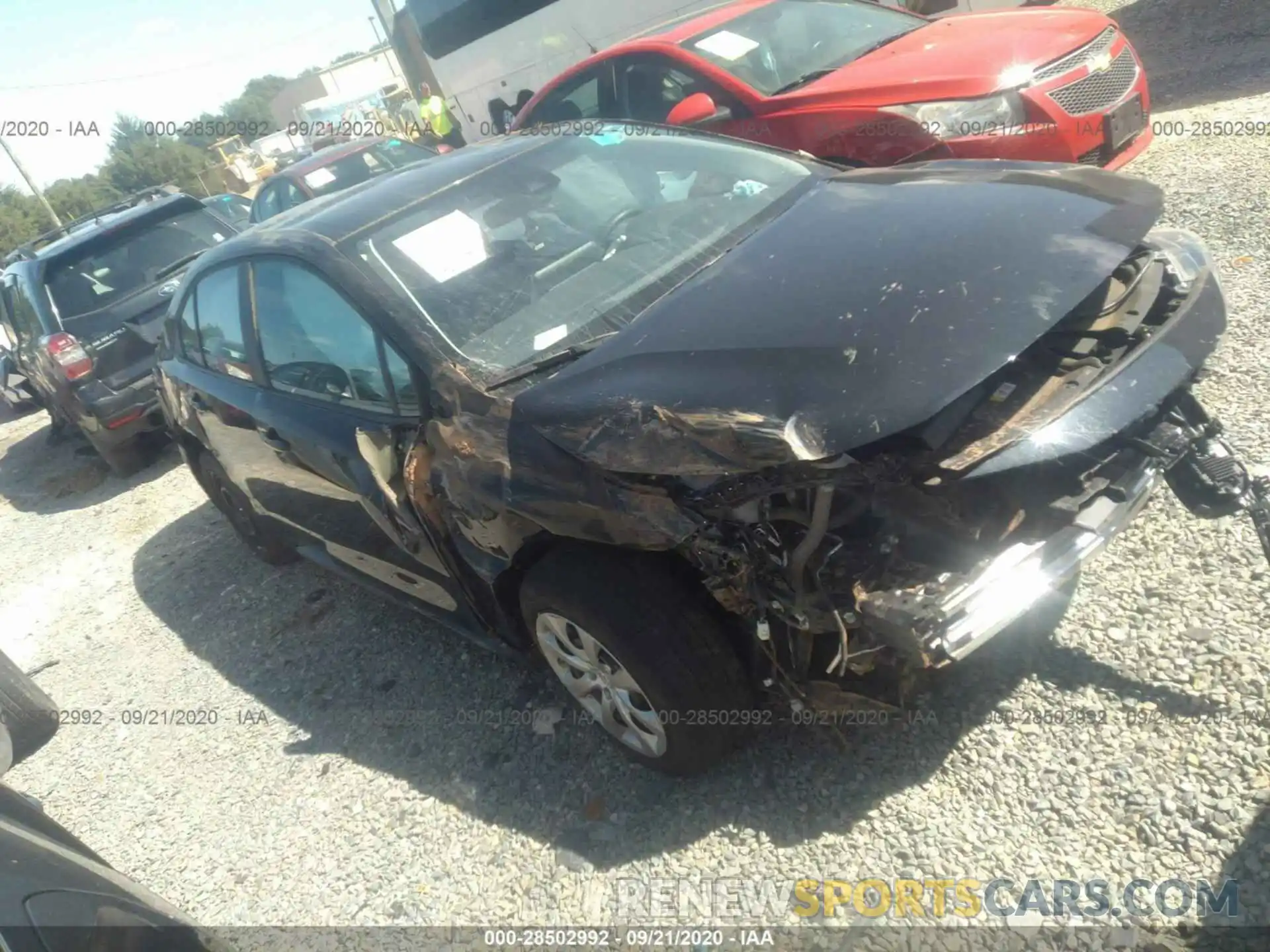 1 Photograph of a damaged car 5YFEPRAE3LP132874 TOYOTA COROLLA 2020