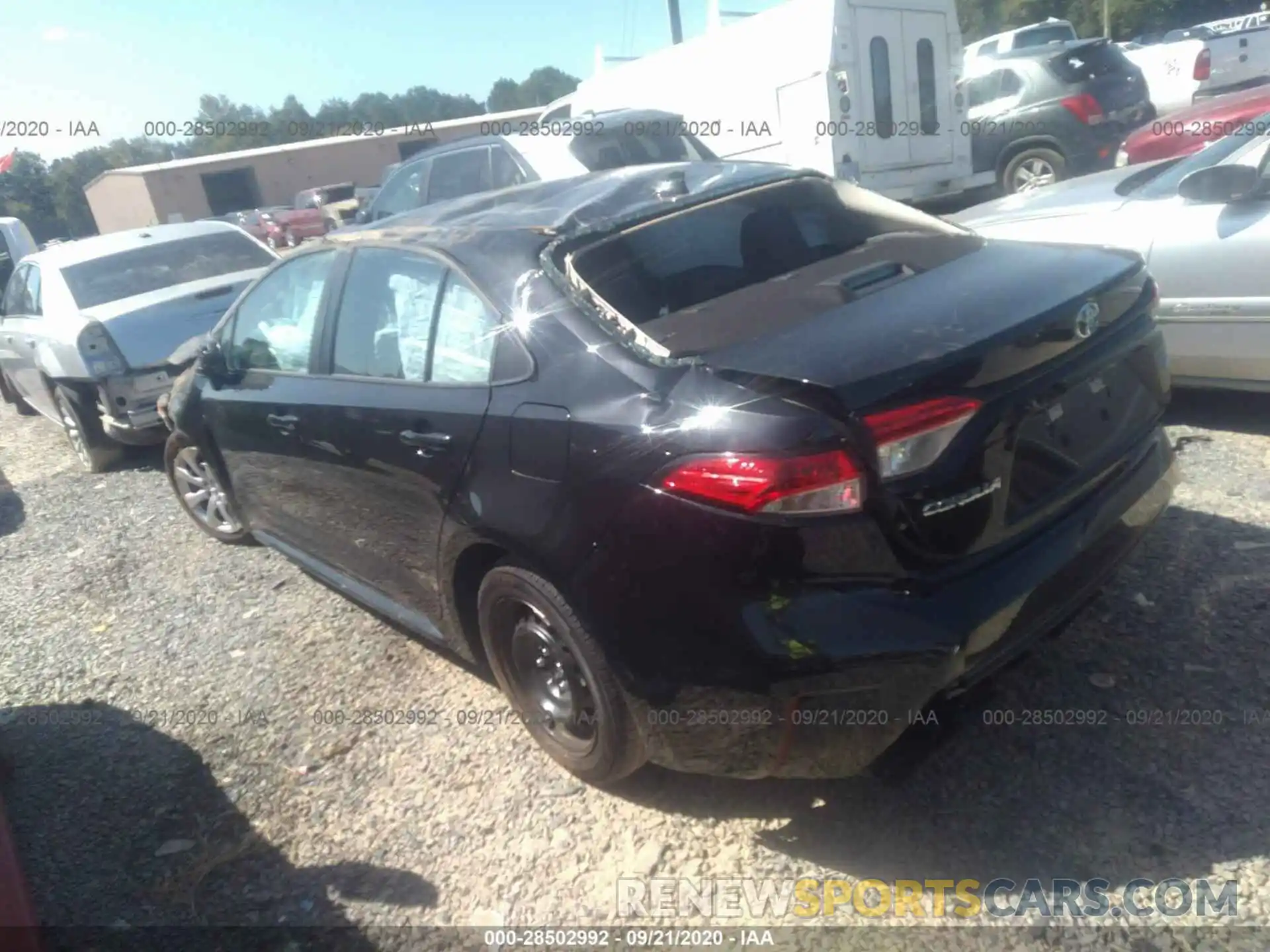 3 Photograph of a damaged car 5YFEPRAE3LP132874 TOYOTA COROLLA 2020