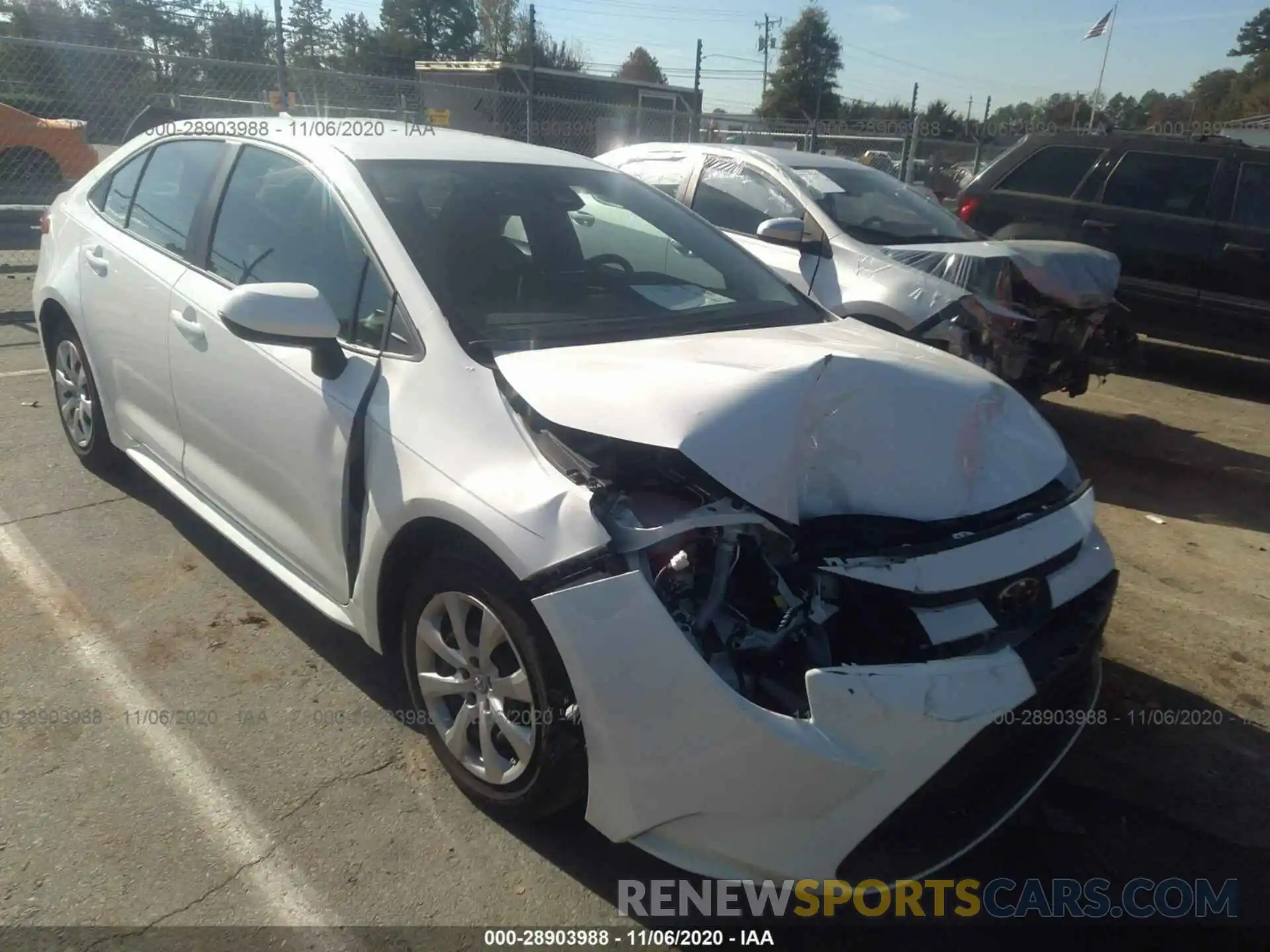 6 Photograph of a damaged car 5YFEPRAE3LP134172 TOYOTA COROLLA 2020