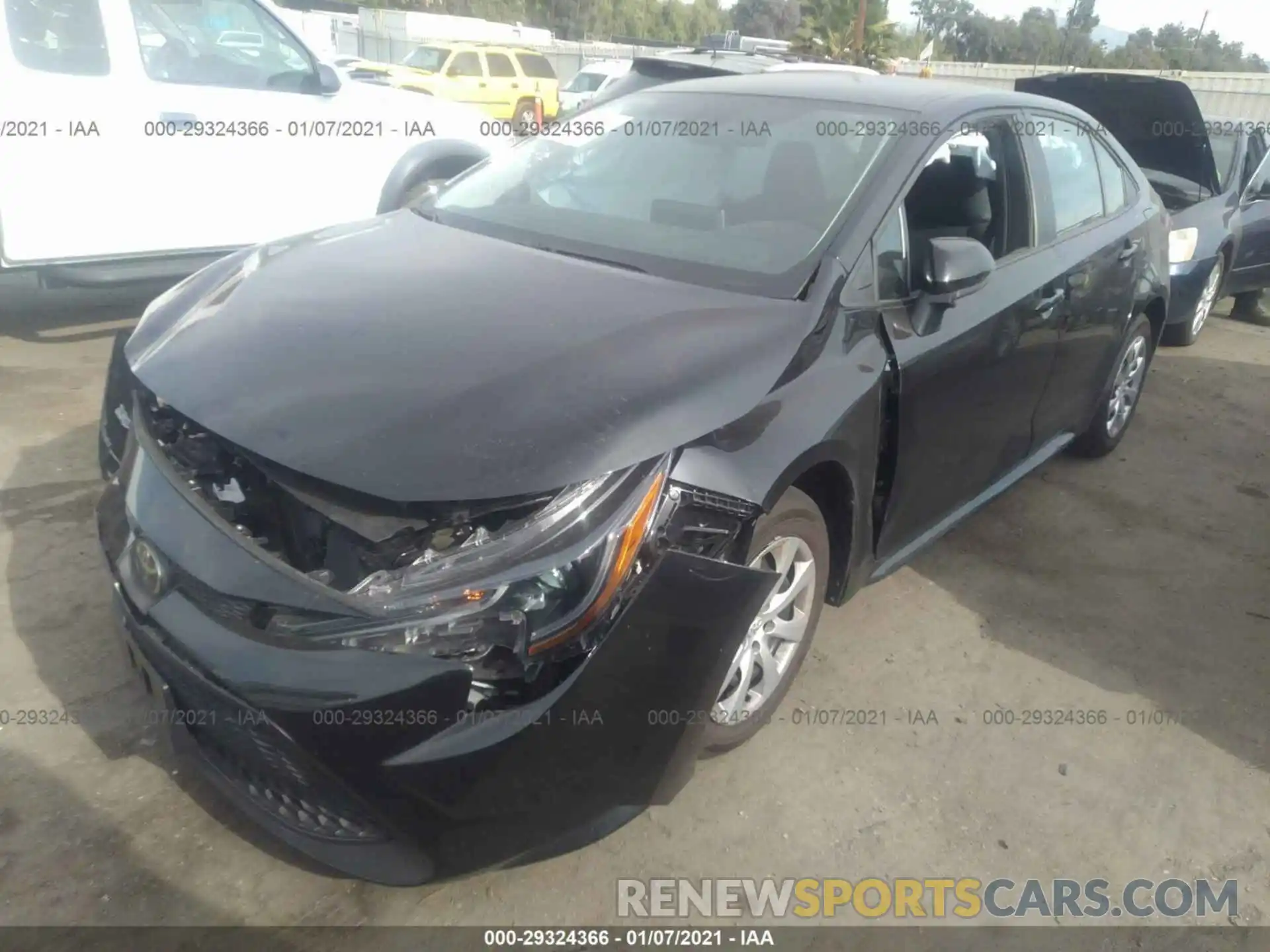 2 Photograph of a damaged car 5YFEPRAE3LP137542 TOYOTA COROLLA 2020