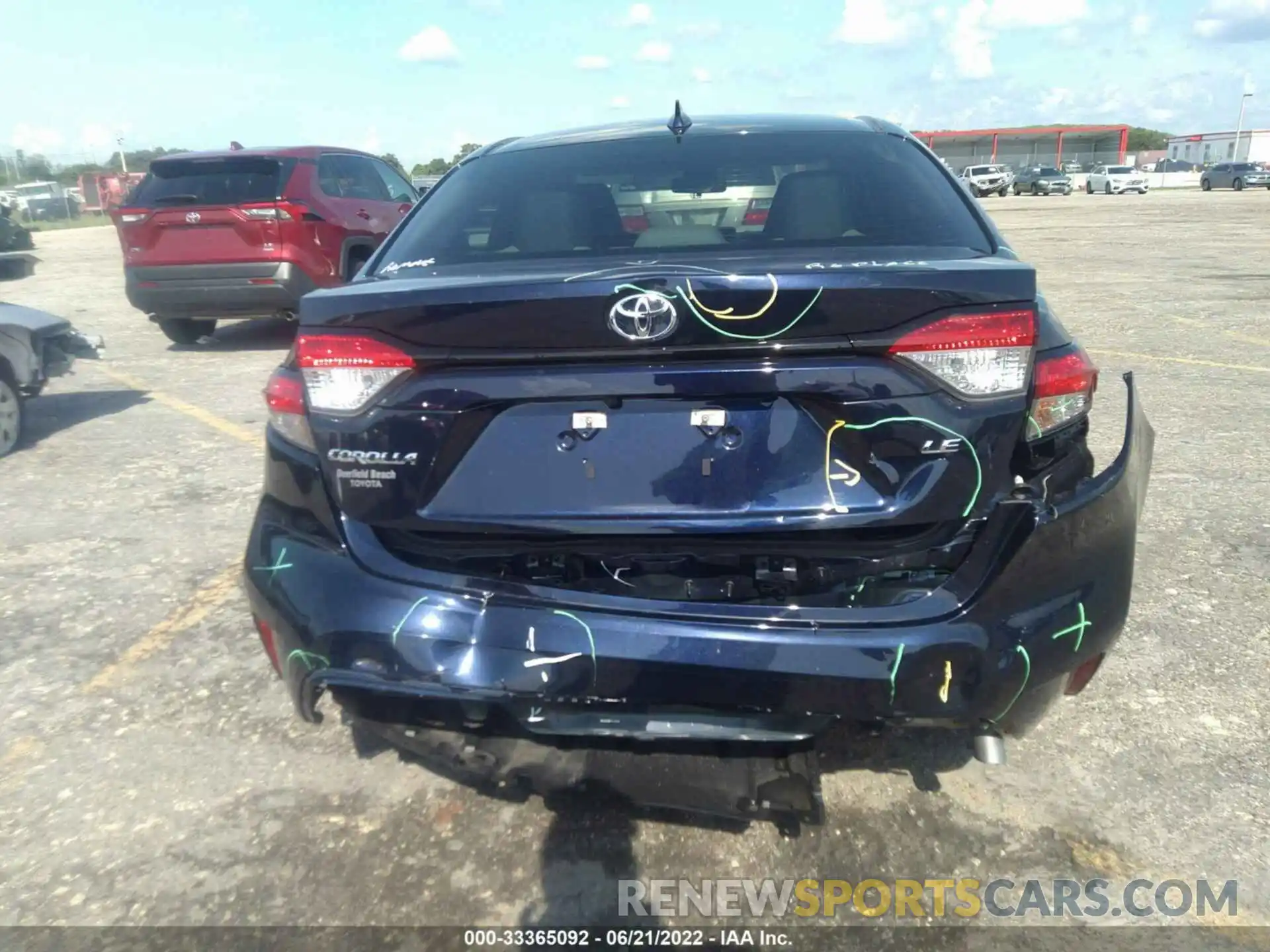 6 Photograph of a damaged car 5YFEPRAE3LP138139 TOYOTA COROLLA 2020