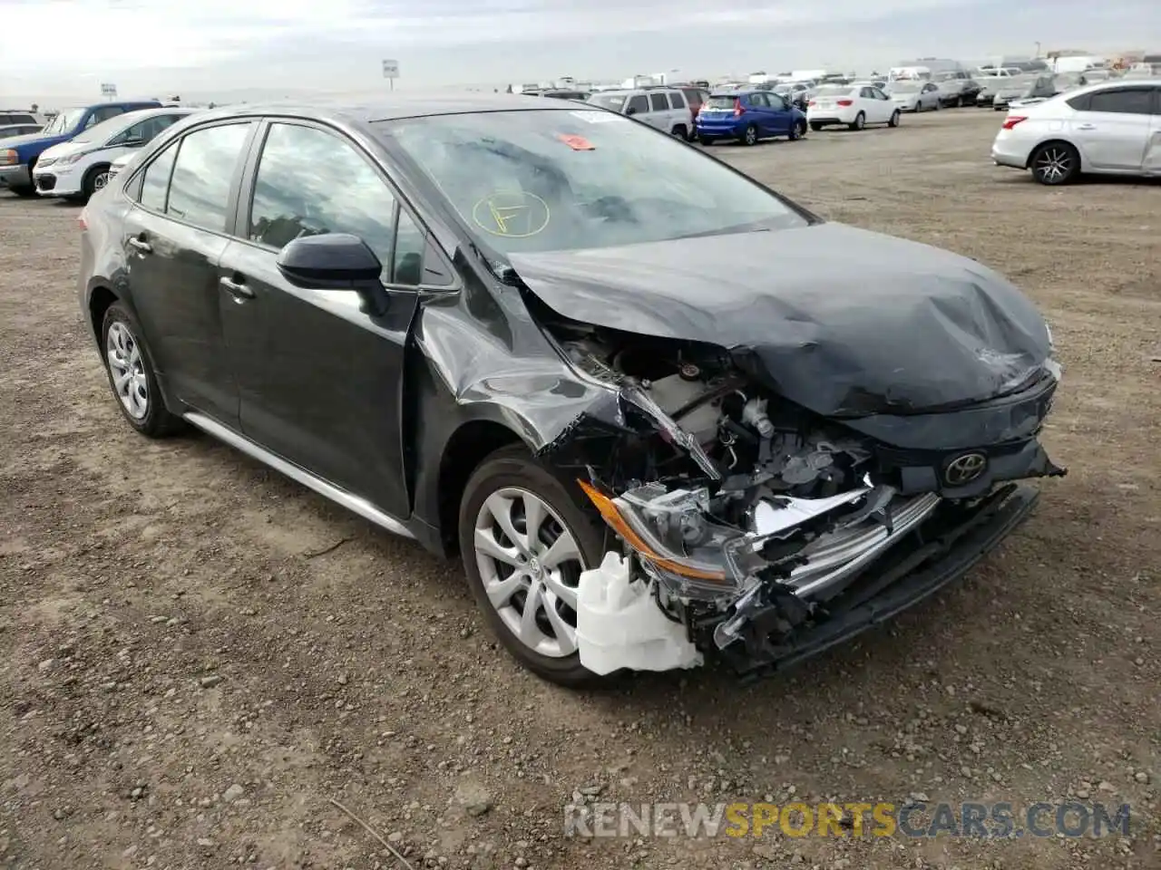 1 Photograph of a damaged car 5YFEPRAE3LP138867 TOYOTA COROLLA 2020