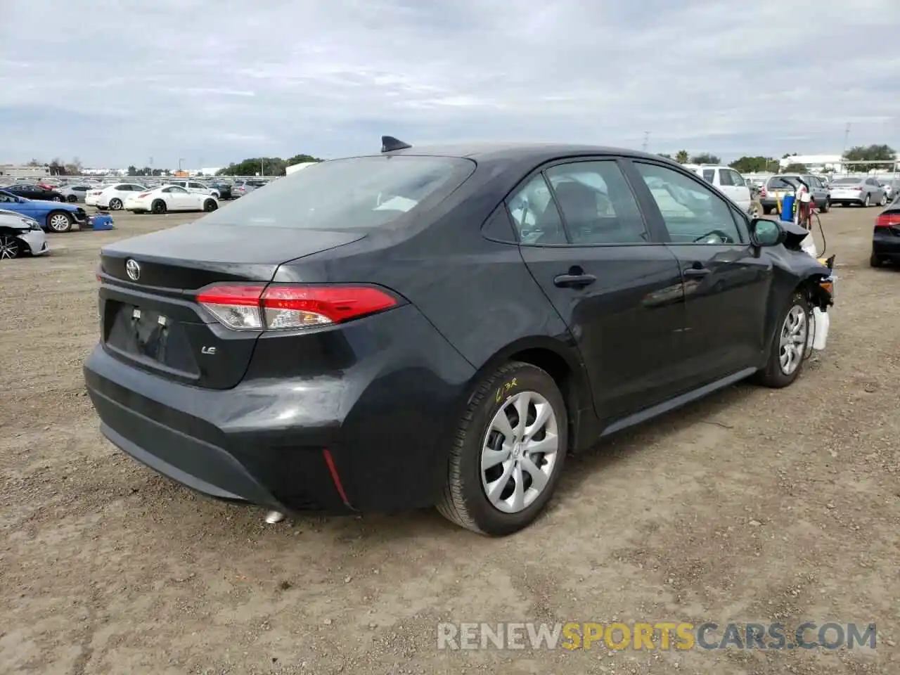 4 Photograph of a damaged car 5YFEPRAE3LP138867 TOYOTA COROLLA 2020