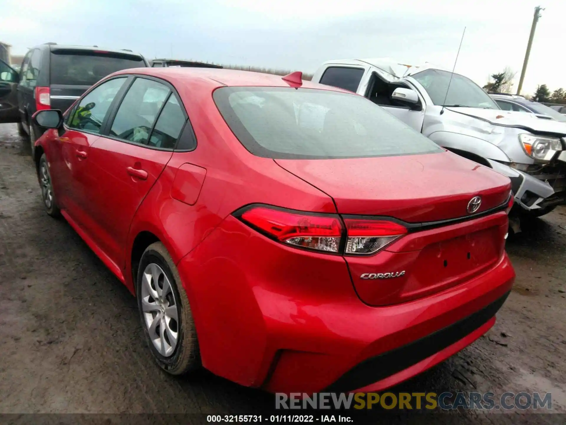 3 Photograph of a damaged car 5YFEPRAE3LP140540 TOYOTA COROLLA 2020