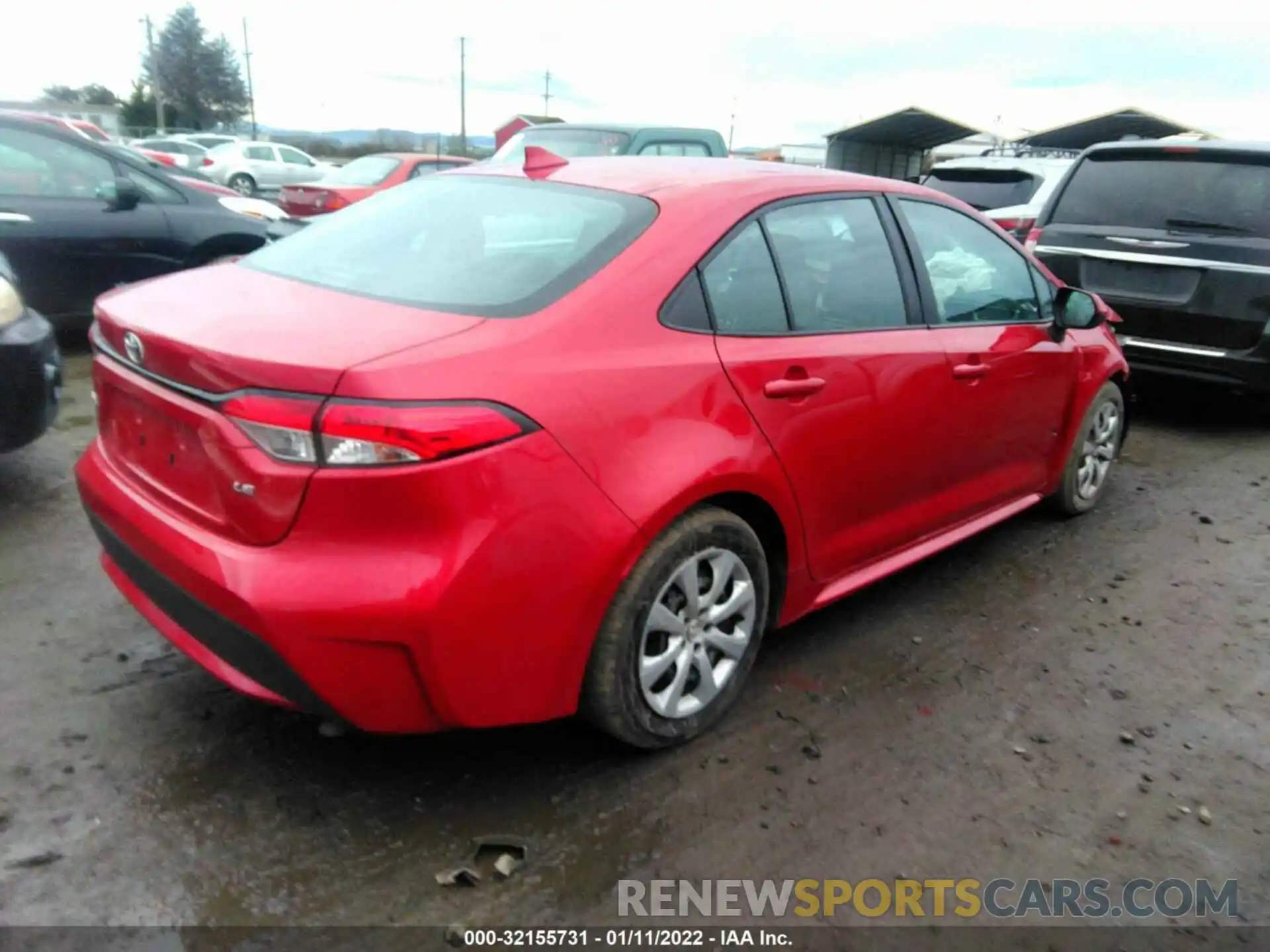 4 Photograph of a damaged car 5YFEPRAE3LP140540 TOYOTA COROLLA 2020