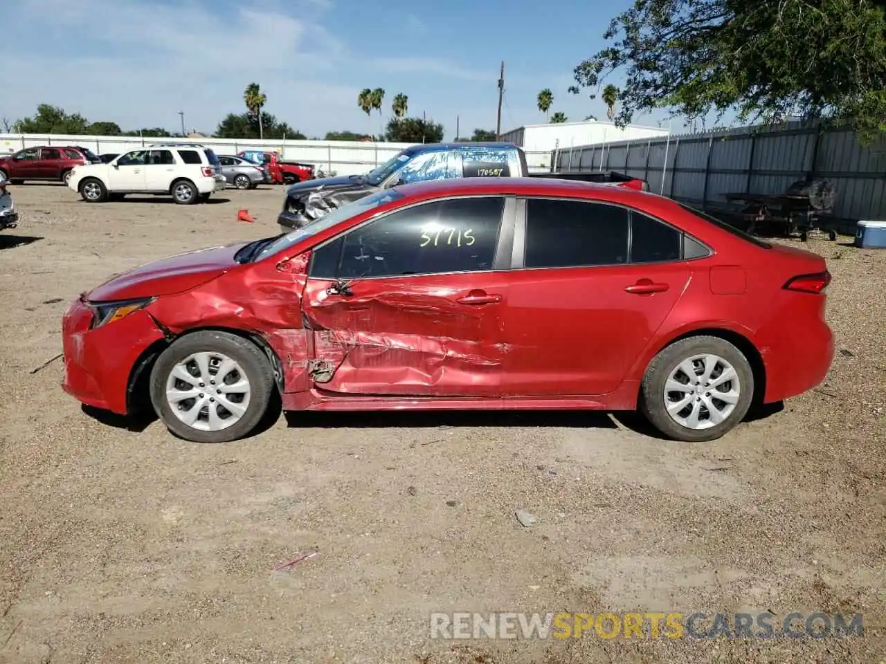 9 Photograph of a damaged car 5YFEPRAE3LP140649 TOYOTA COROLLA 2020