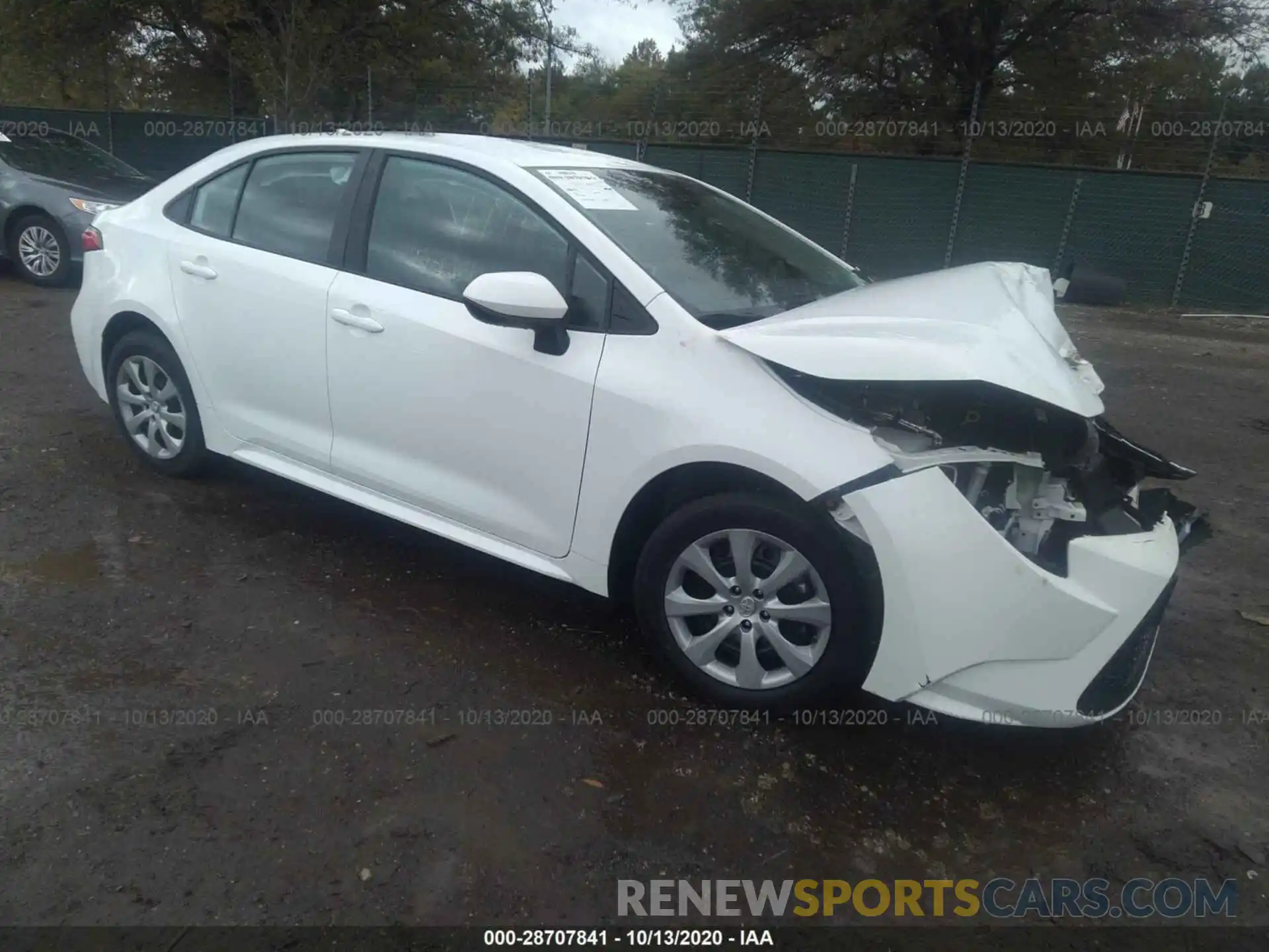 1 Photograph of a damaged car 5YFEPRAE3LP140666 TOYOTA COROLLA 2020