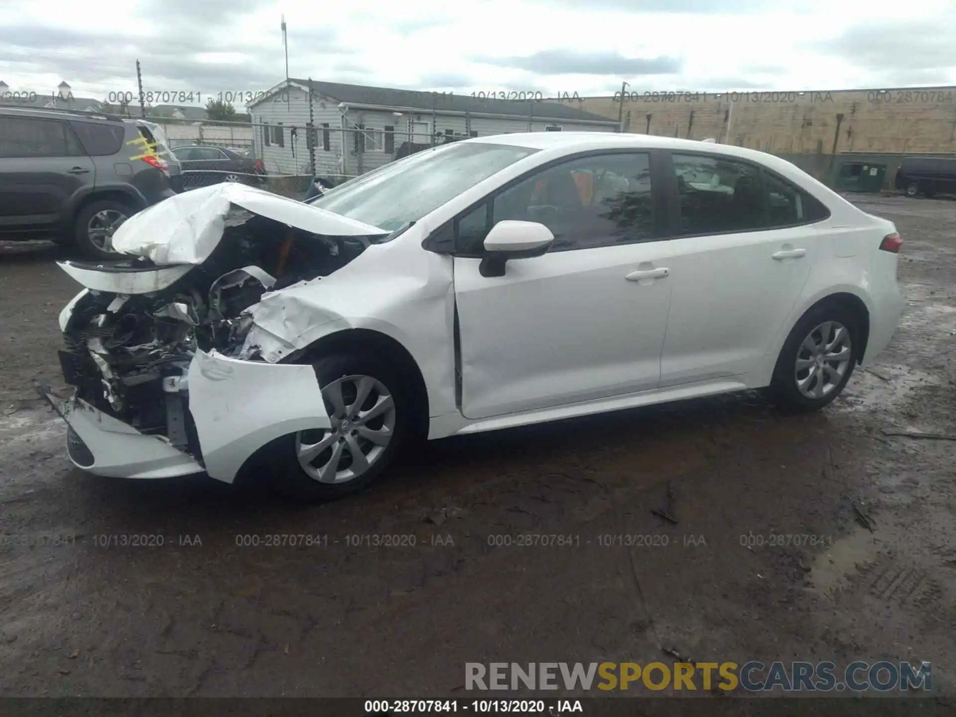 2 Photograph of a damaged car 5YFEPRAE3LP140666 TOYOTA COROLLA 2020