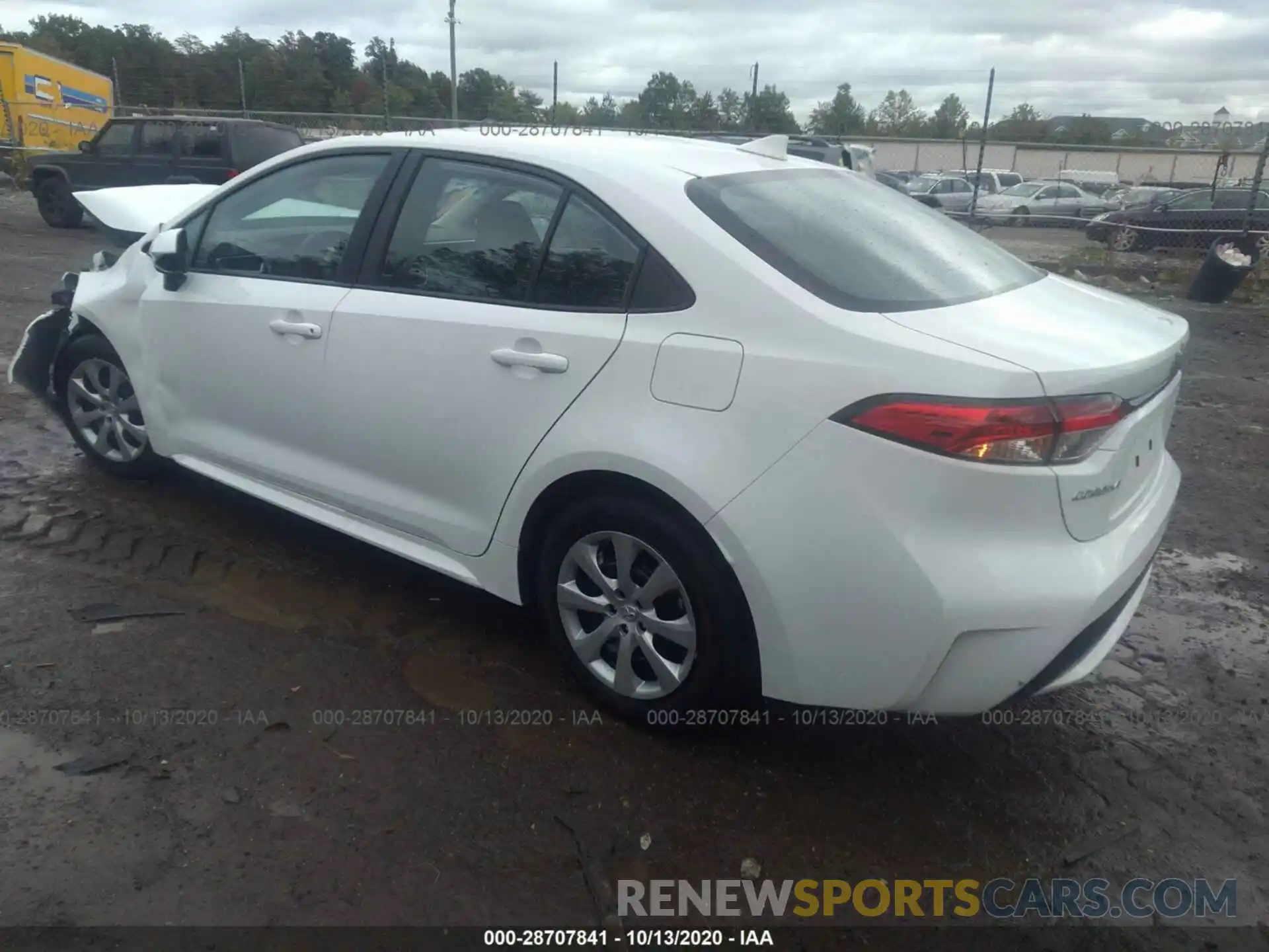 3 Photograph of a damaged car 5YFEPRAE3LP140666 TOYOTA COROLLA 2020