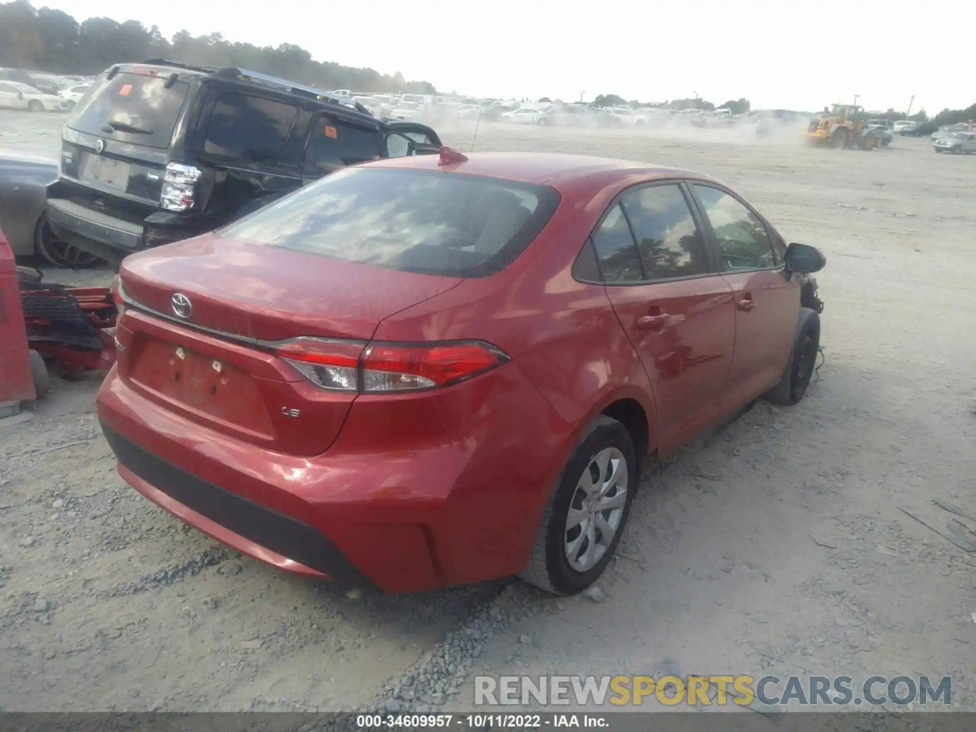 4 Photograph of a damaged car 5YFEPRAE3LP143261 TOYOTA COROLLA 2020