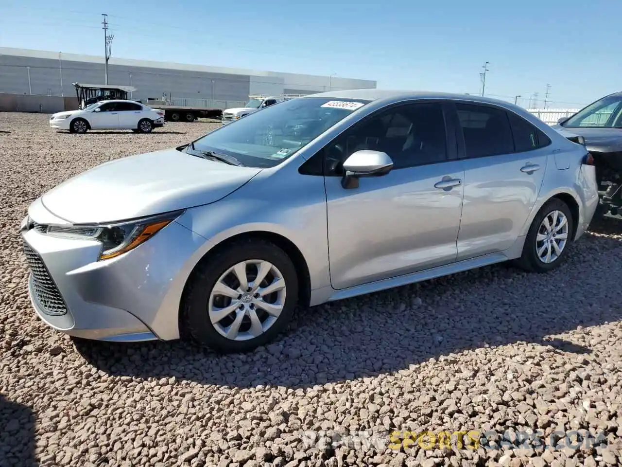 1 Photograph of a damaged car 5YFEPRAE3LP144068 TOYOTA COROLLA 2020