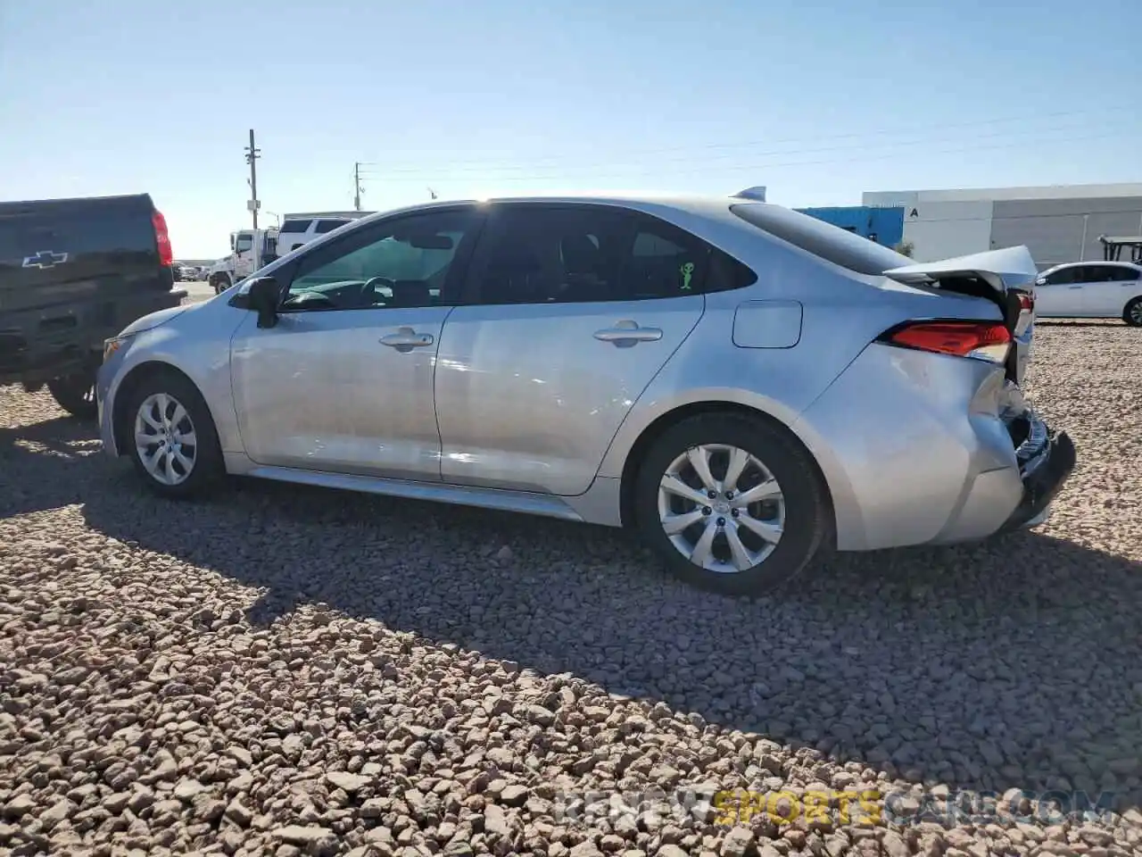 2 Photograph of a damaged car 5YFEPRAE3LP144068 TOYOTA COROLLA 2020