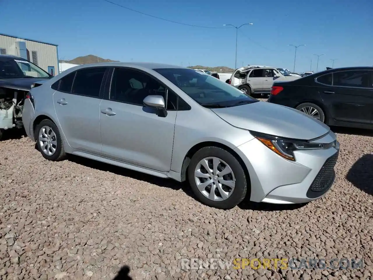 4 Photograph of a damaged car 5YFEPRAE3LP144068 TOYOTA COROLLA 2020