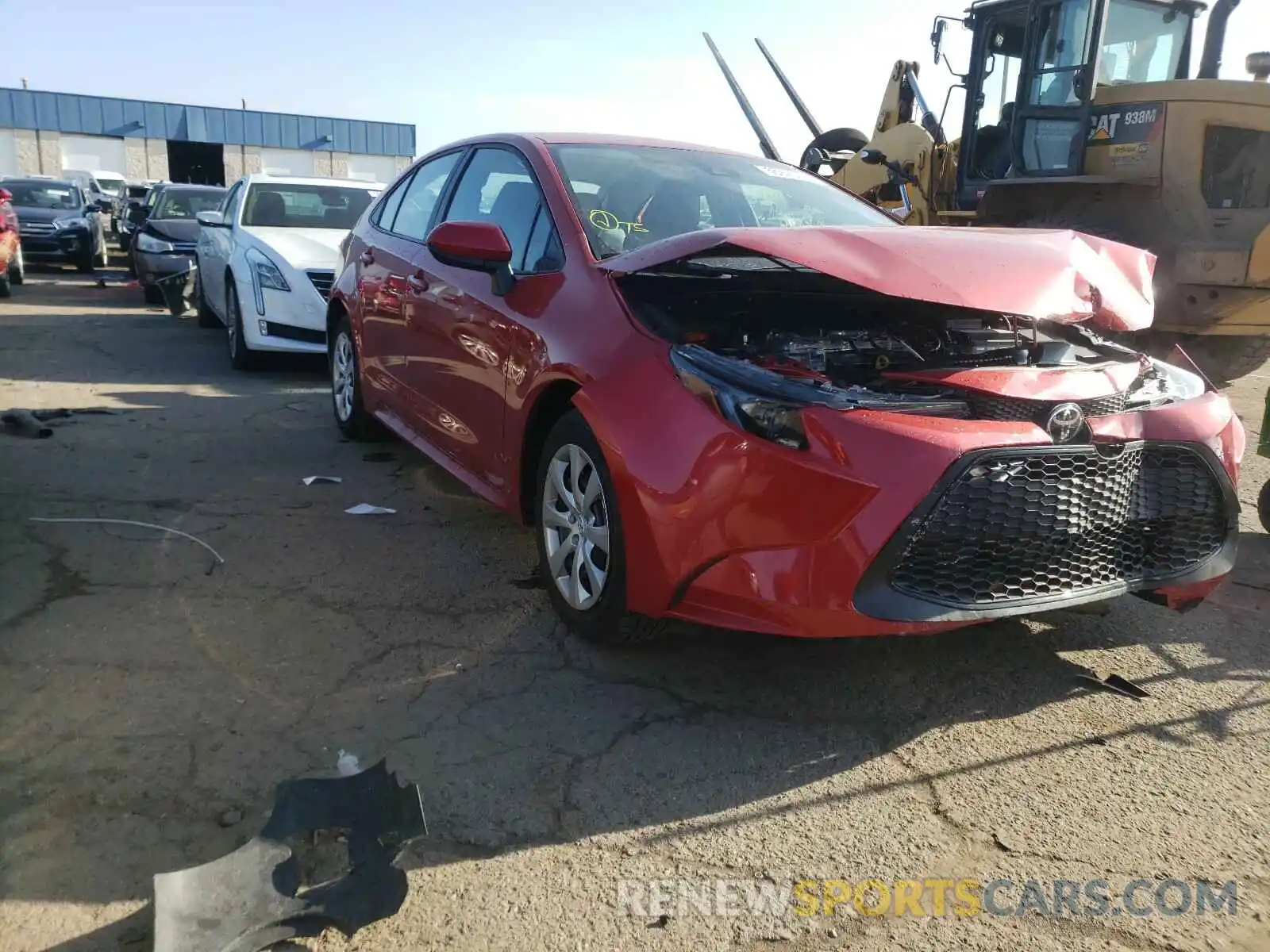 1 Photograph of a damaged car 5YFEPRAE3LP144295 TOYOTA COROLLA 2020