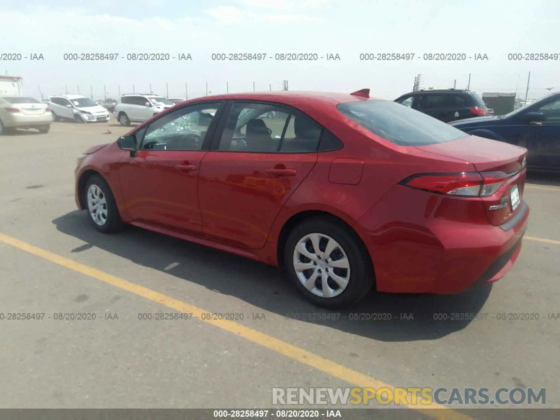 3 Photograph of a damaged car 5YFEPRAE3LP144765 TOYOTA COROLLA 2020