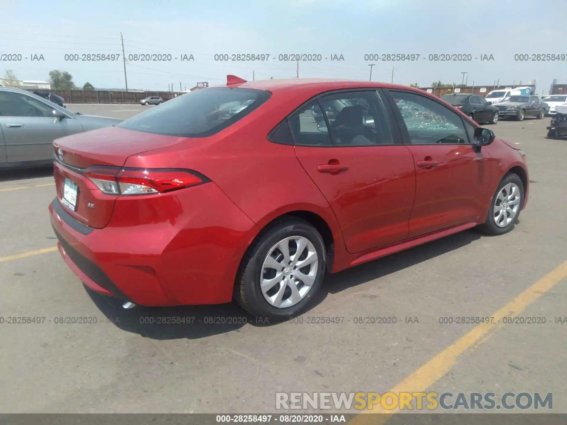 4 Photograph of a damaged car 5YFEPRAE3LP144765 TOYOTA COROLLA 2020