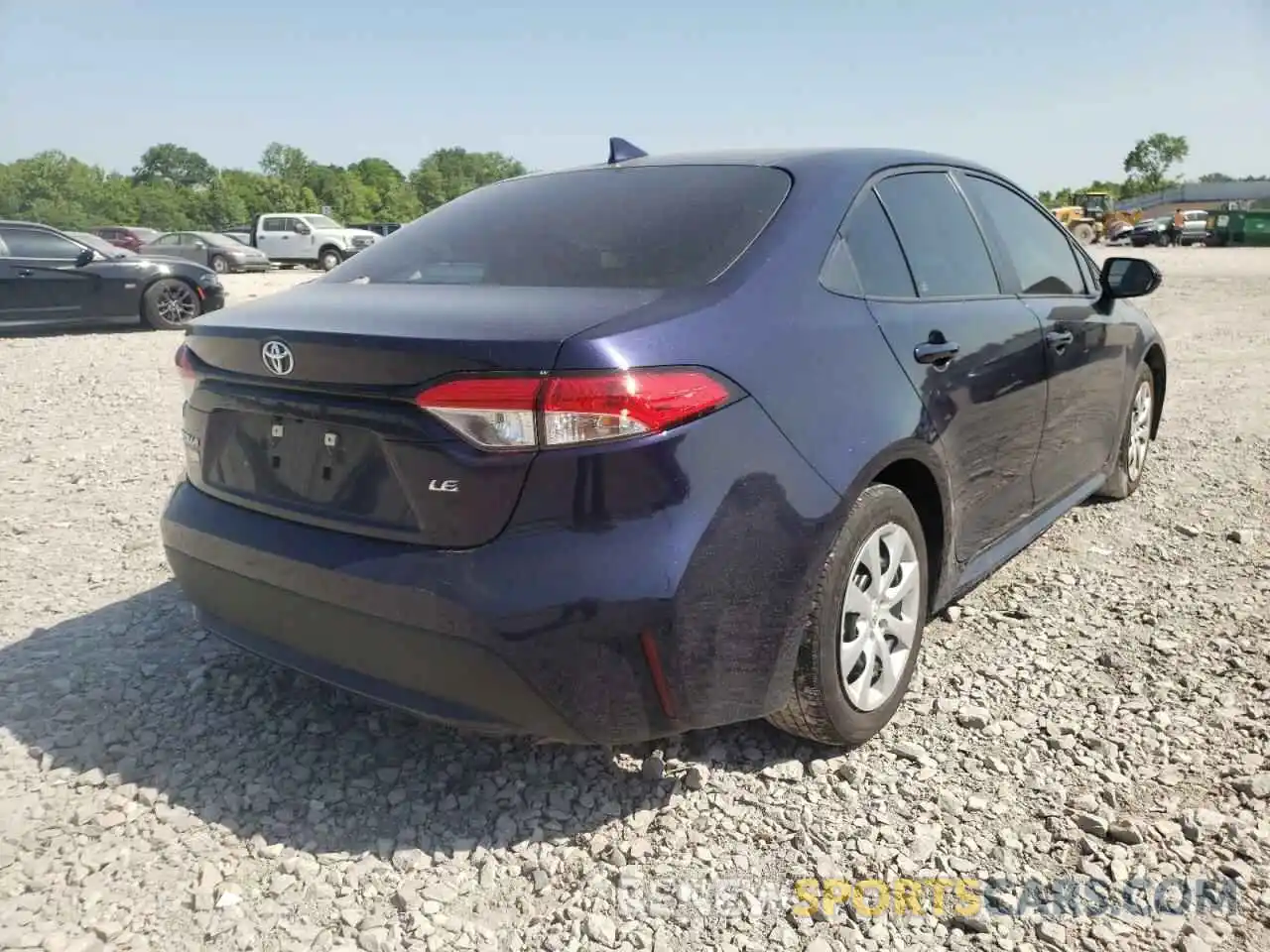 4 Photograph of a damaged car 5YFEPRAE3LP145835 TOYOTA COROLLA 2020