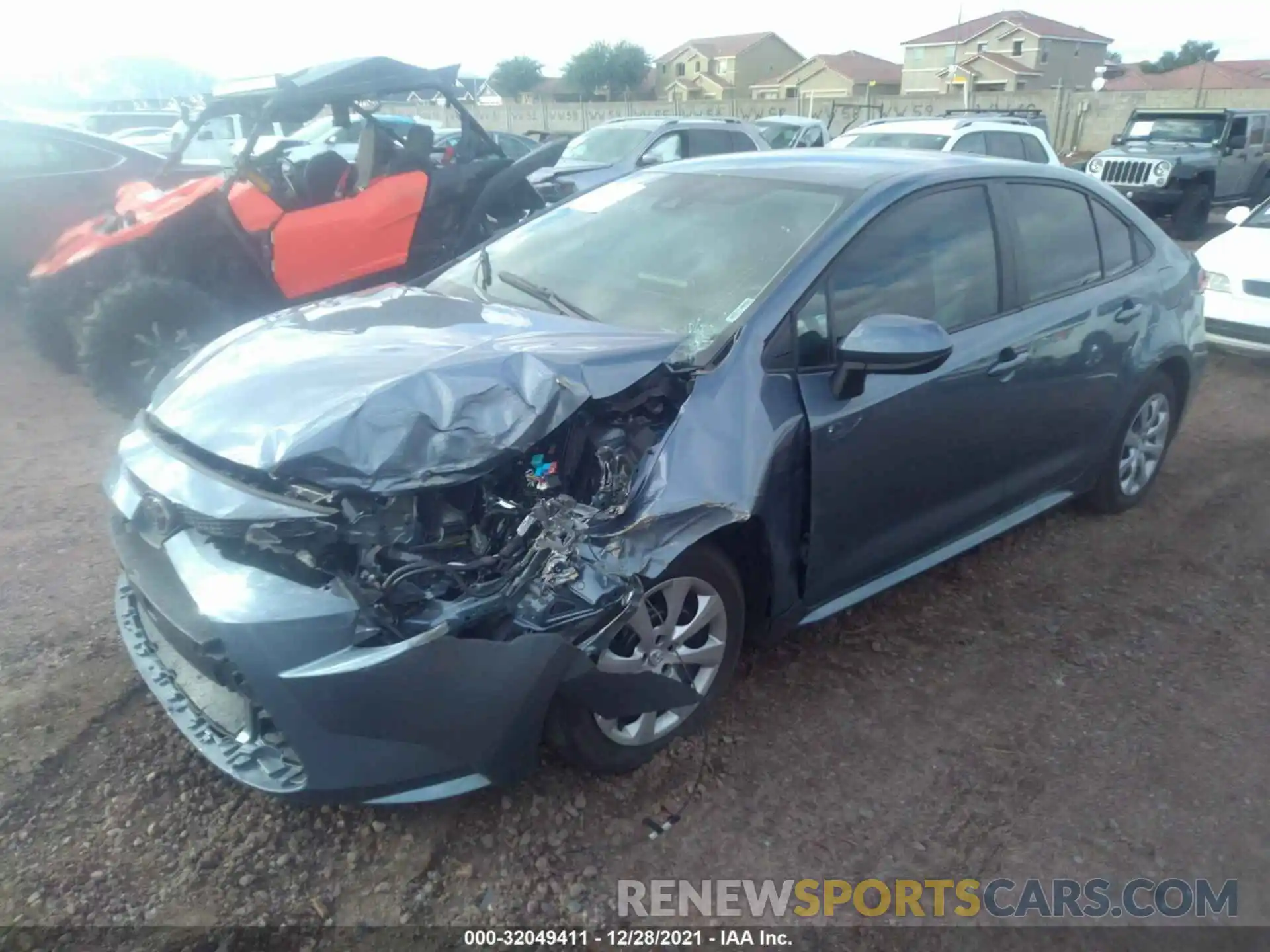 2 Photograph of a damaged car 5YFEPRAE3LP146466 TOYOTA COROLLA 2020